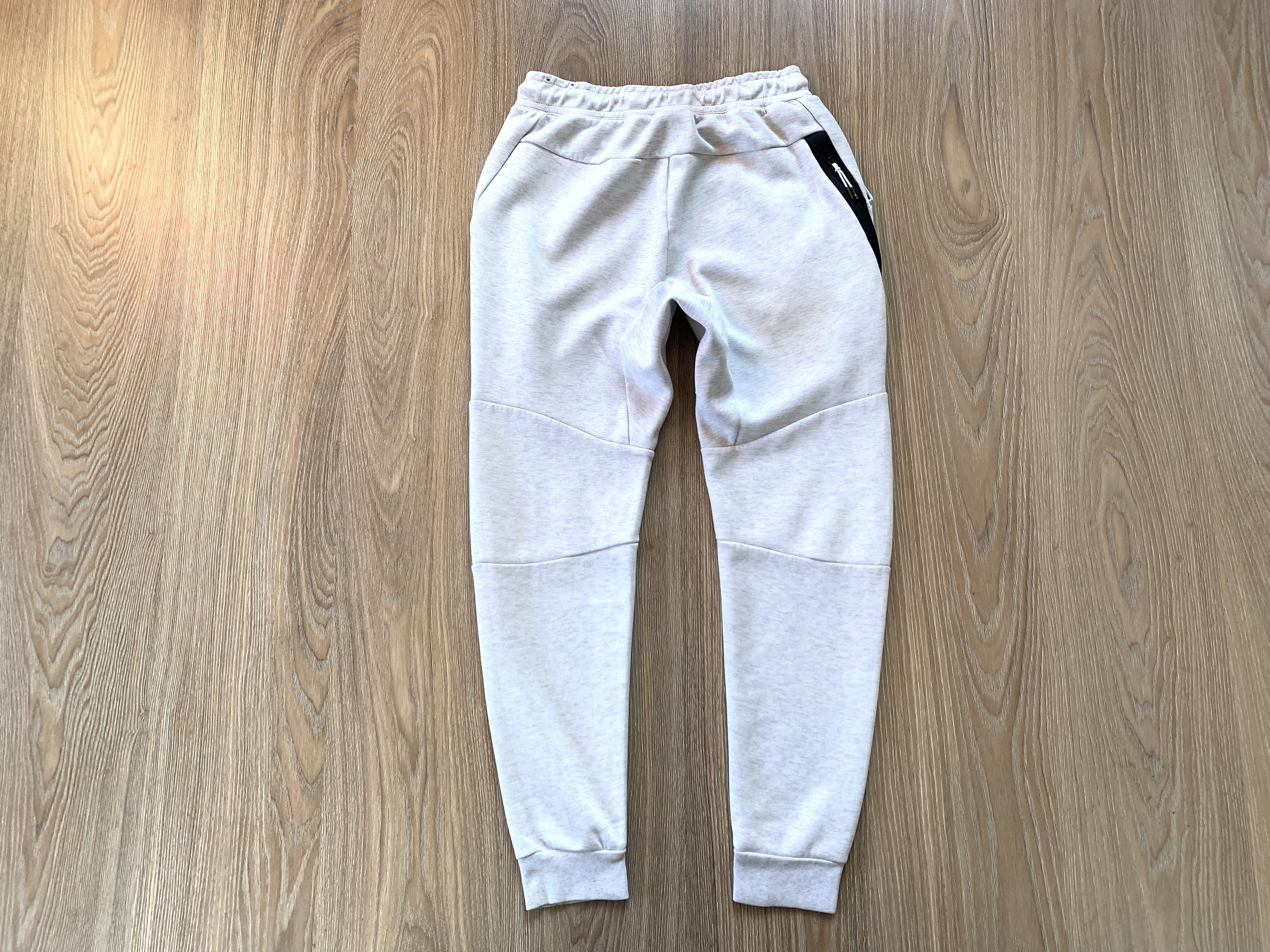Nike × Vintage Nike Mens Tech Fleece White Jogger Pants Size US 30 / EU 46 - 2 Thumbnail