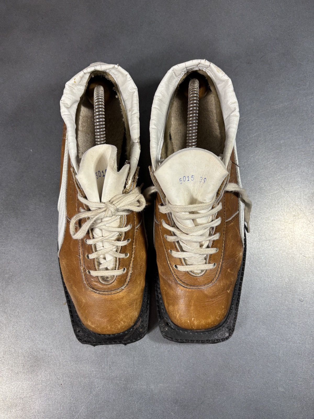 Puma 1970s Puma Loipe Boots Cross Country Ski Vintage Leather Size US 9 / IT 39 - 5 Thumbnail