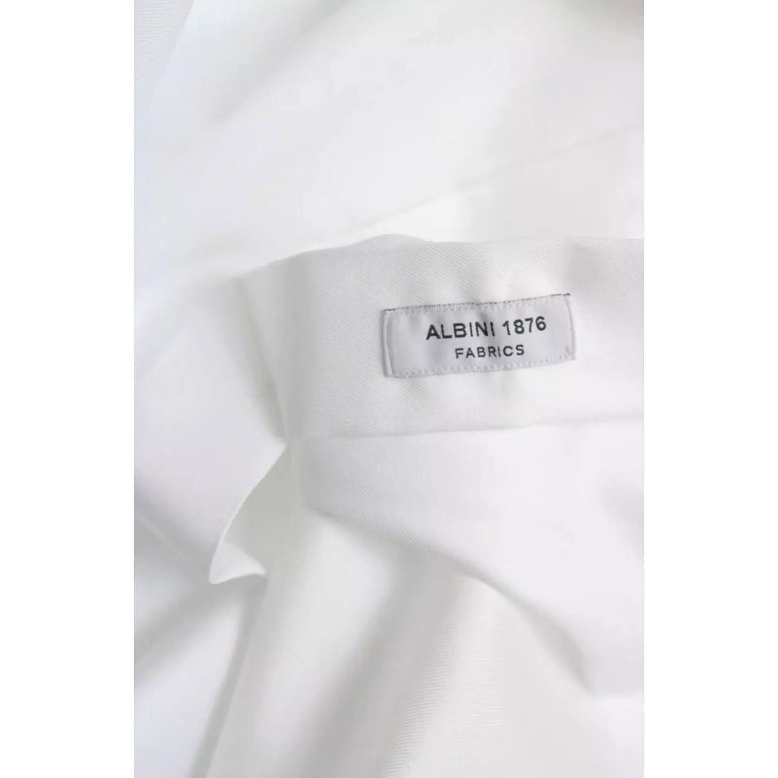 Suitsupply Suitsupply Slim Fit Formal Shirt Men's 3XL Button-Up White Spread Neck Size 48R - 6 Thumbnail