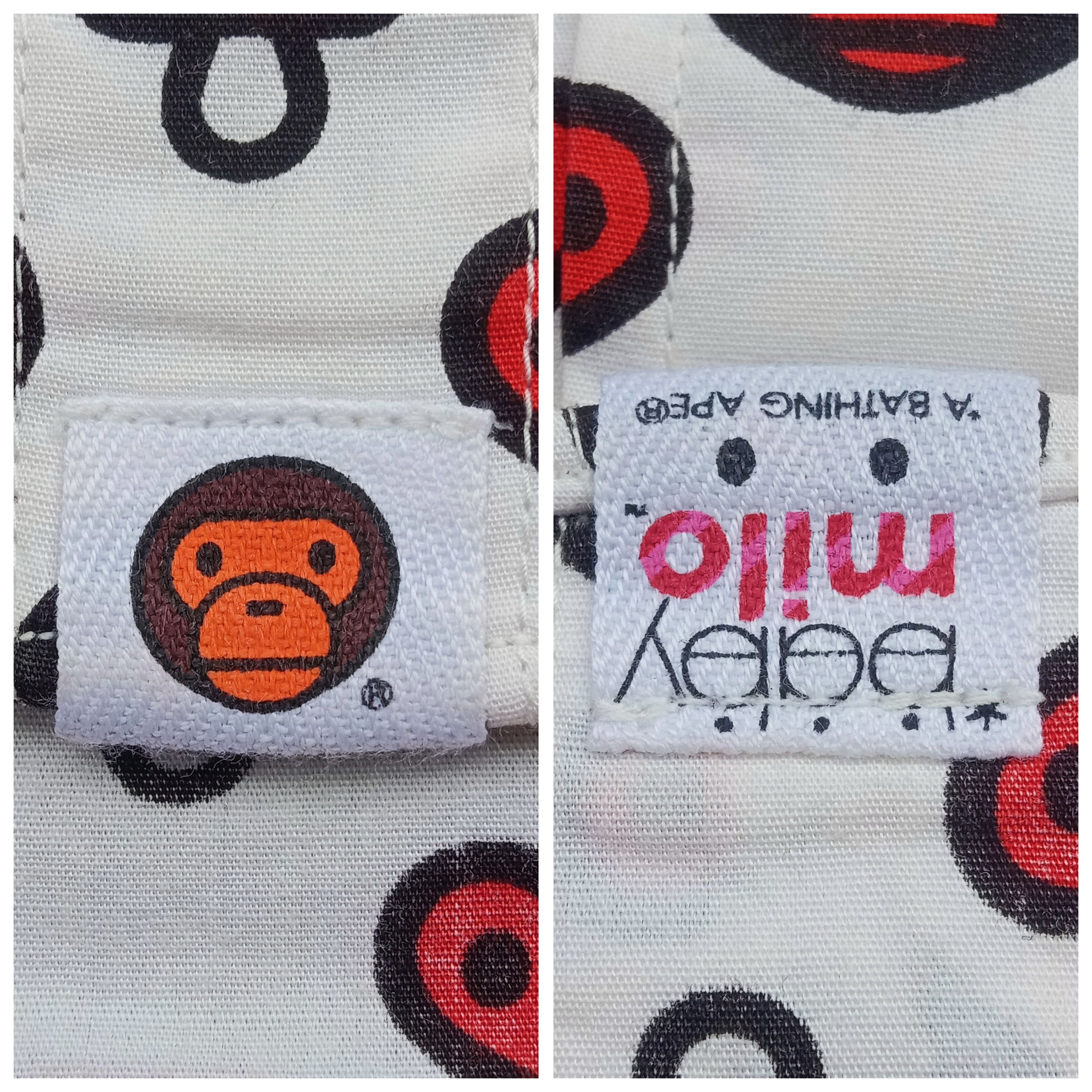 Bape Baby Milo Monogram Button Up Shirt (2007) Size US S / EU 44-46 / 1 - 9 Thumbnail
