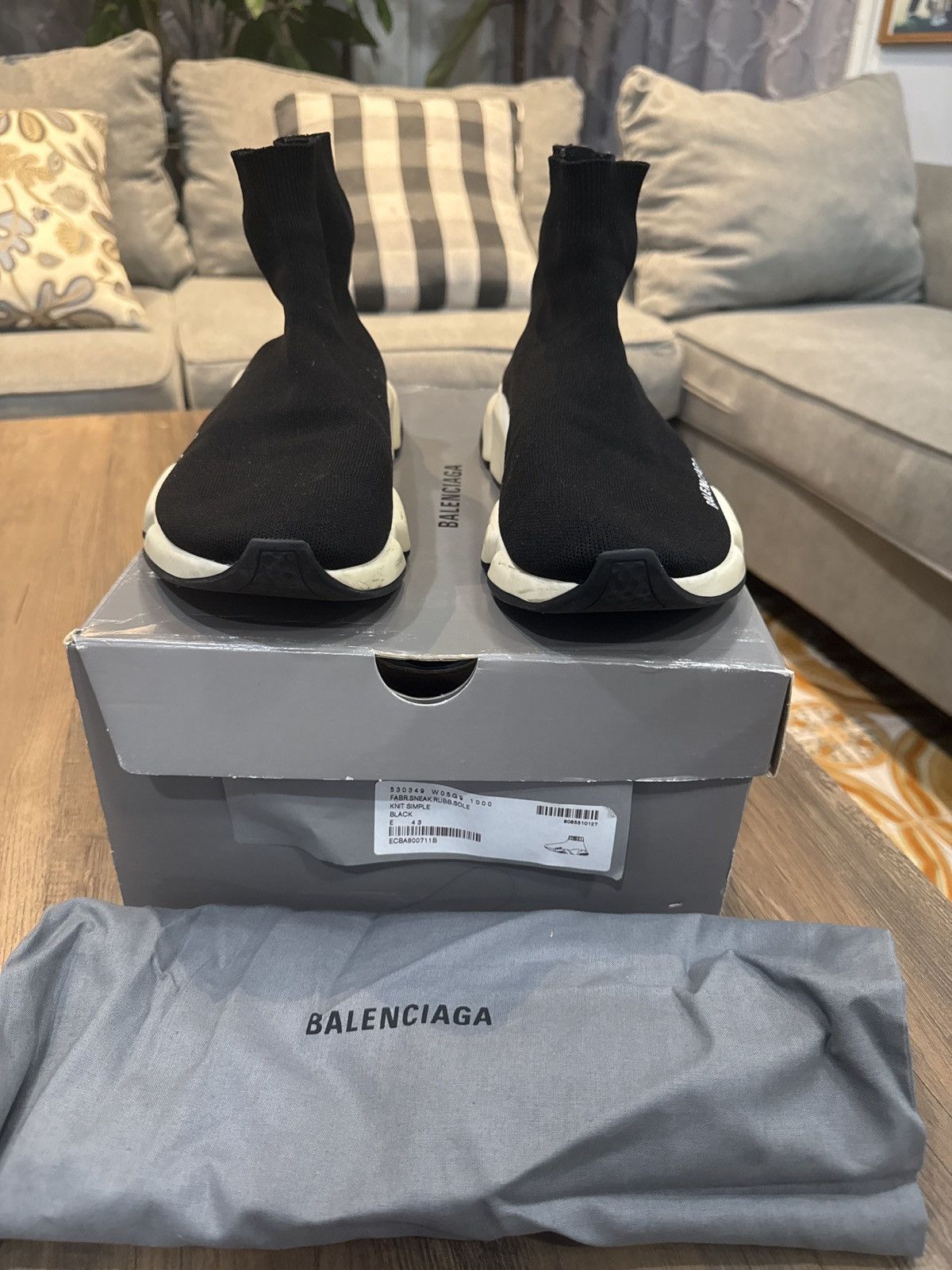 Balenciaga Speed Trainer Black Size US 10 / EU 43 - 4 Thumbnail