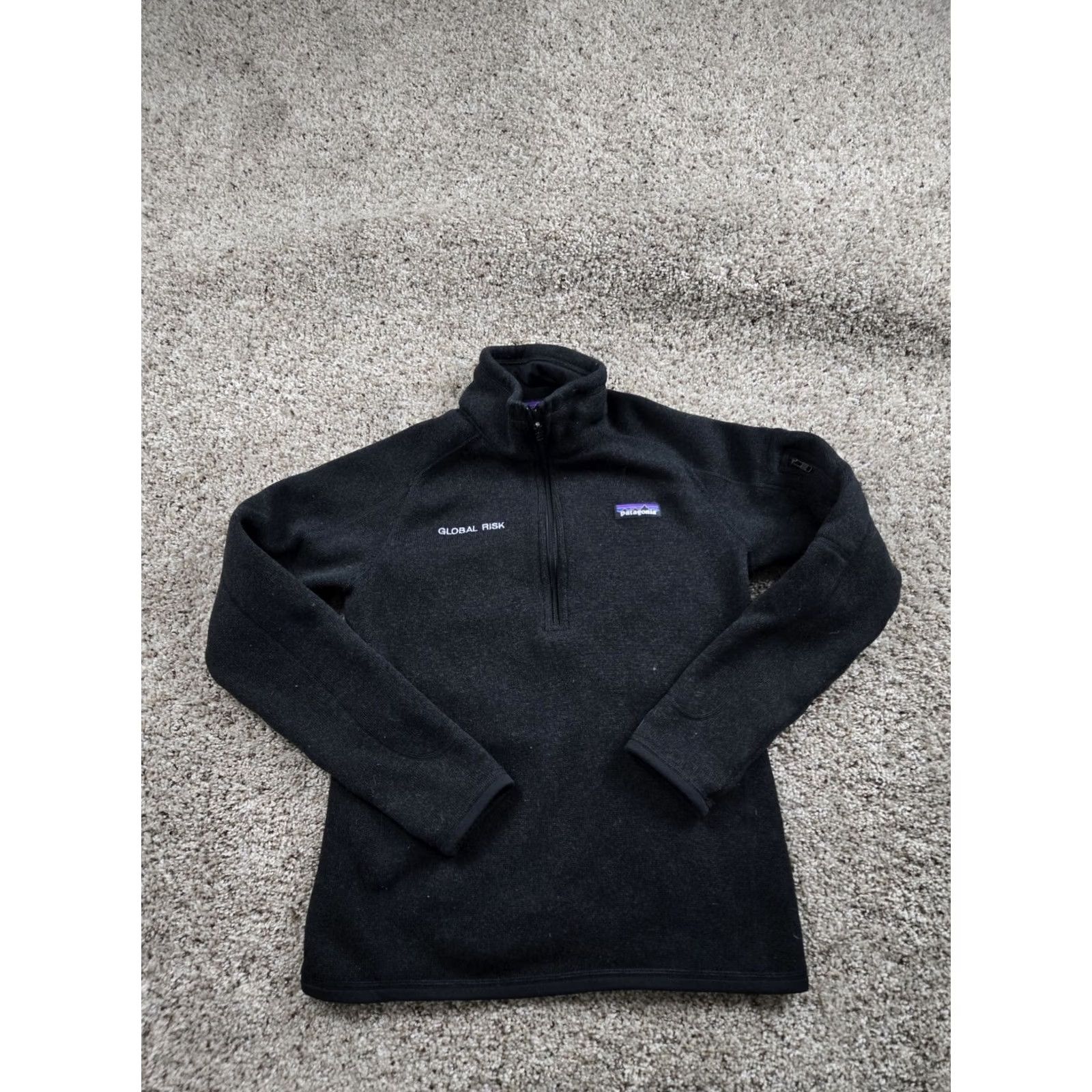 Patagonia Patagonia Better Sweater Jacket Womens Small Black 1/4 Zip Pullover Fleece Jacket Zip Pockets Outdoor Casual Travel Wool? Size S / US 4 / IT 40 - 2 Thumbnail