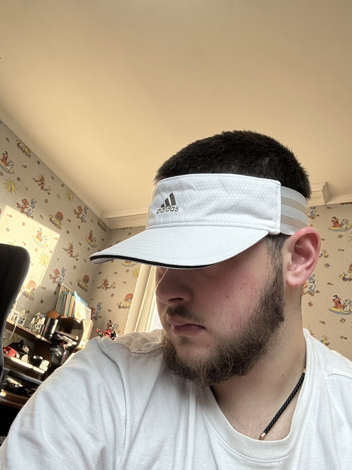 Adidas Adidas Flexfit 110 Sports Visor OSFA Cap vintage Size ONE SIZE - 1 Thumbnail