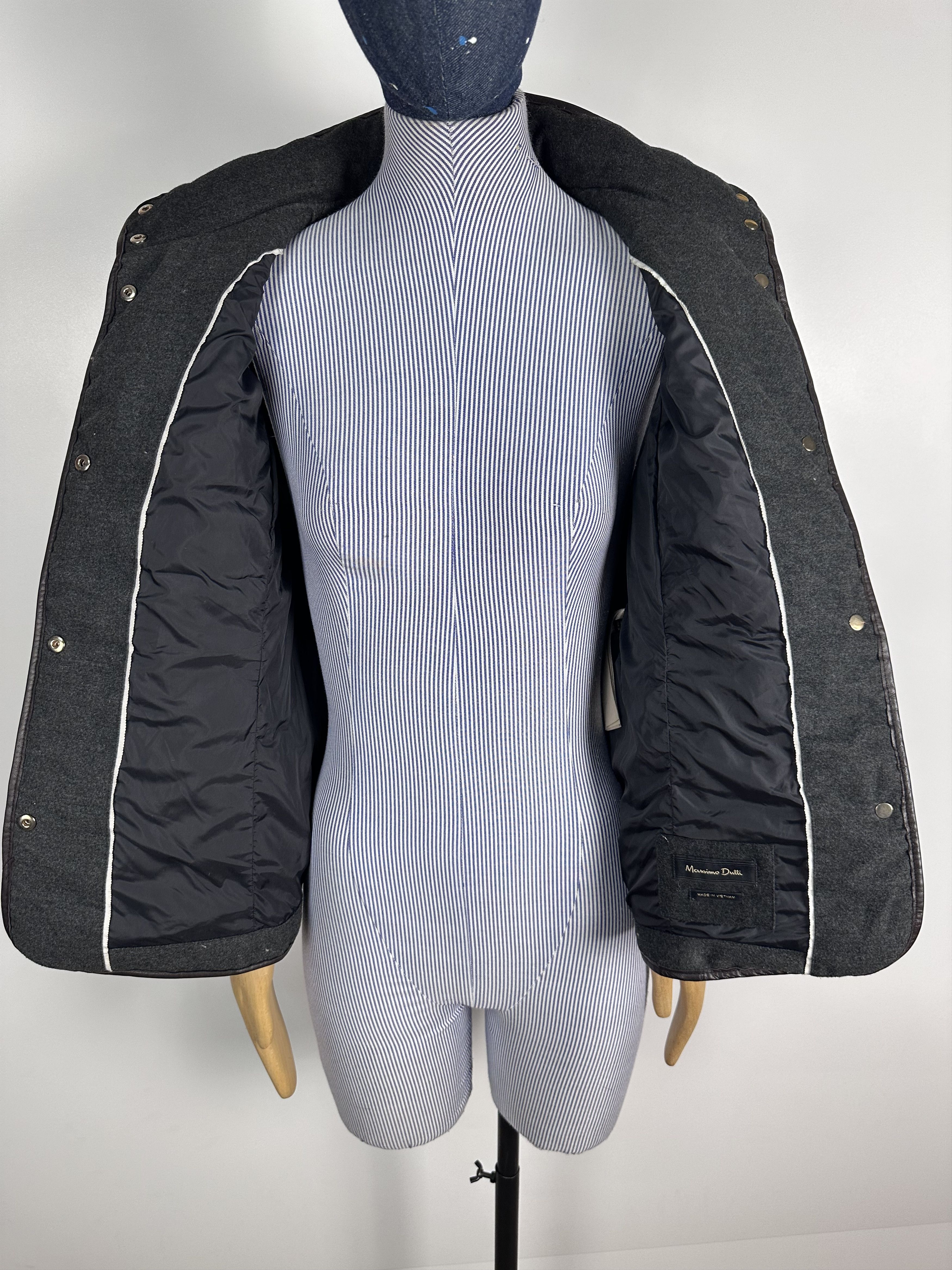 Massimo Dutti Massimo Dutti Womens Wool Vest Coat Gray Size L Size L / US 10 / IT 46 - 8 Thumbnail