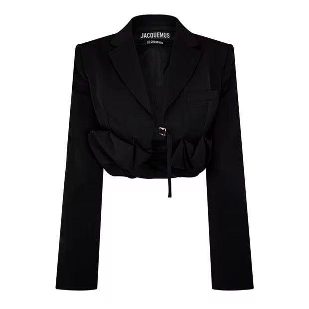 Jacquemus o1g2r1mq1024 Blazer in Black Size S / US 4 / IT 40 - 1 Thumbnail