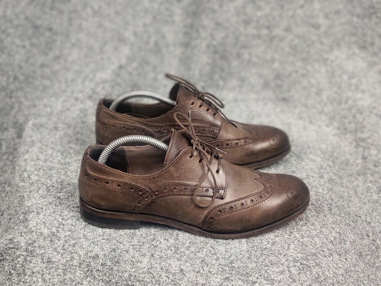 MoMA Moma Italy Design Luxe Oxford Dress Shoes Leather Brown Size US 10 / IT 40 - 2 Thumbnail