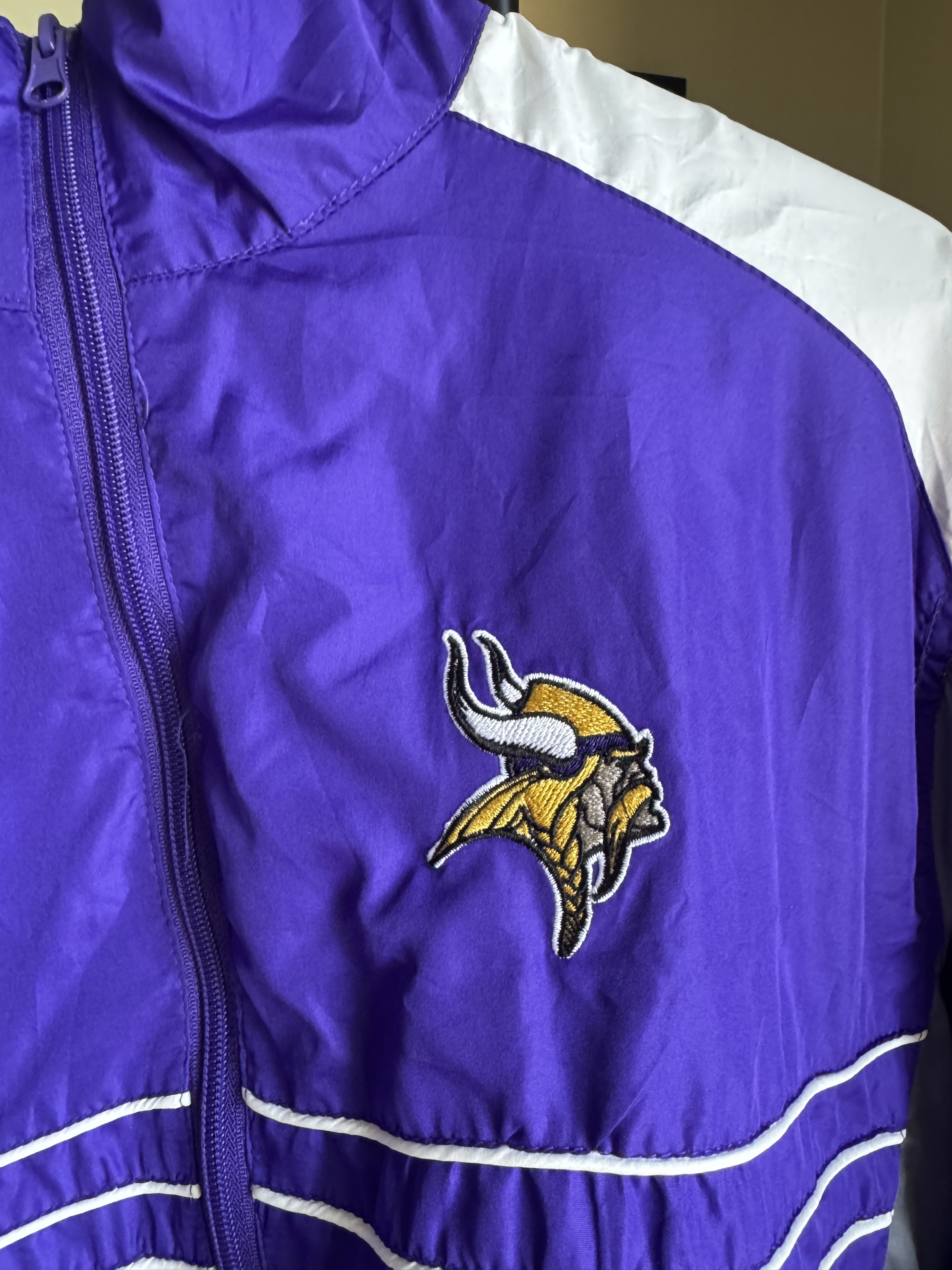 Reebok Minnesota Vikings Windbreaker Size US XL / EU 56 / 4 - 4 Thumbnail