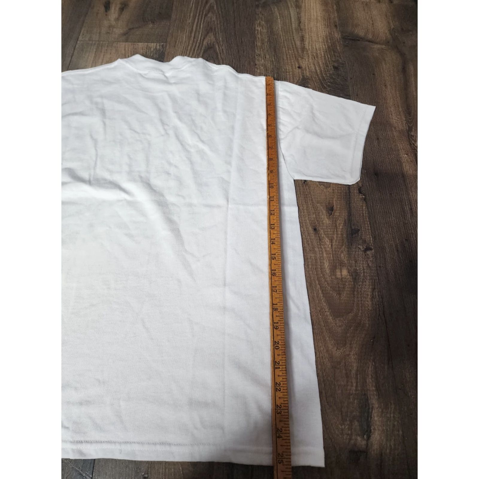 Fruit Of The Loom Retro Adult M Embellished American Flag White Grandma T Shirt Patriotic Nike Size US M / EU 48-50 / 2 - 2 Thumbnail