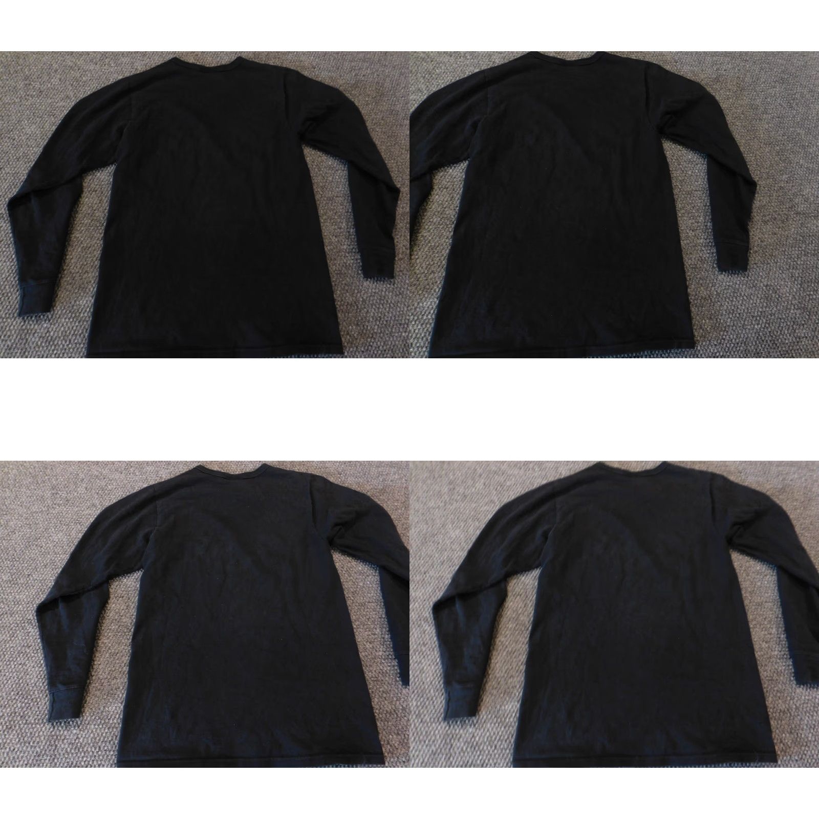 Champion Champion Mens Shirt S Black logo classic long sleeve Size US S / EU 44-46 / 1 - 8 Thumbnail