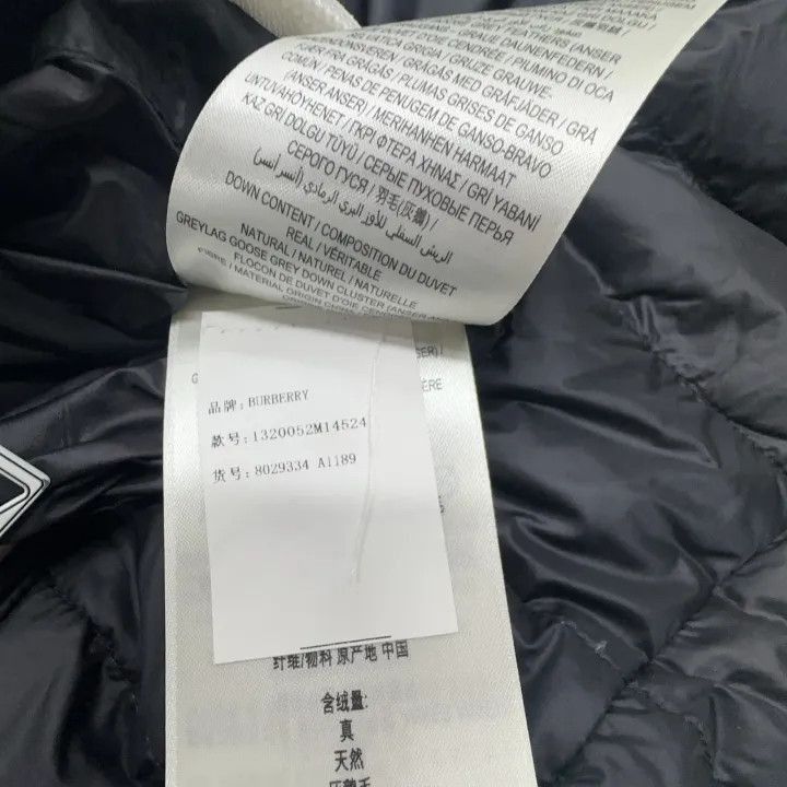 Burberry Burberry Burberry Black Removable Hooded Down Jacket-2507 Size US M / EU 48-50 / 2 - 3 Thumbnail