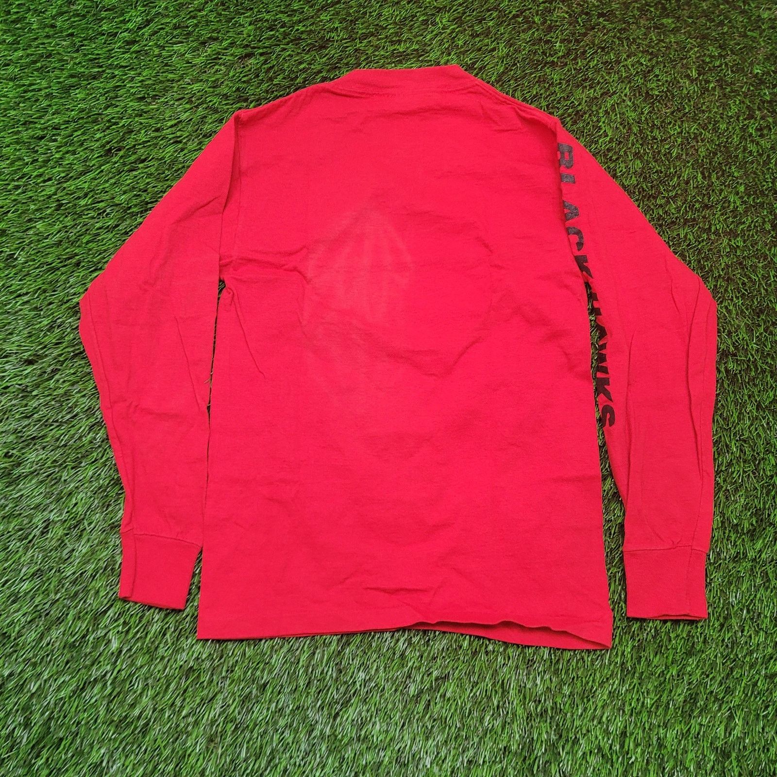 Vintage VTG 80s Chicago Blackhawks Long Sleeve T-Shirt Womens XS/S Size XS / US 0-2 / IT 36-38 - 4 Thumbnail