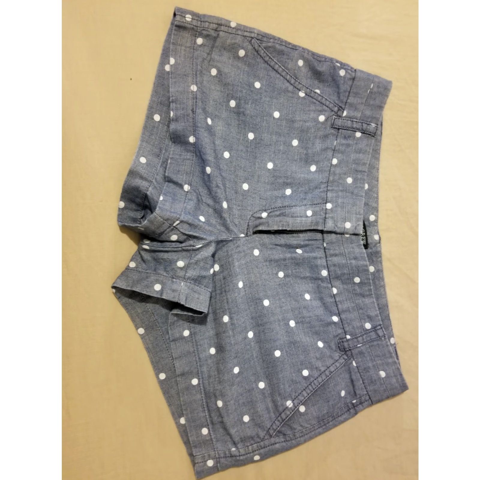 J.Crew Womens J. Crew Shorts Khaki Blue Cotton Chino Stretch 2 Regular Womens Boys? Size 26" / US 2 / IT 38 - 2 Thumbnail