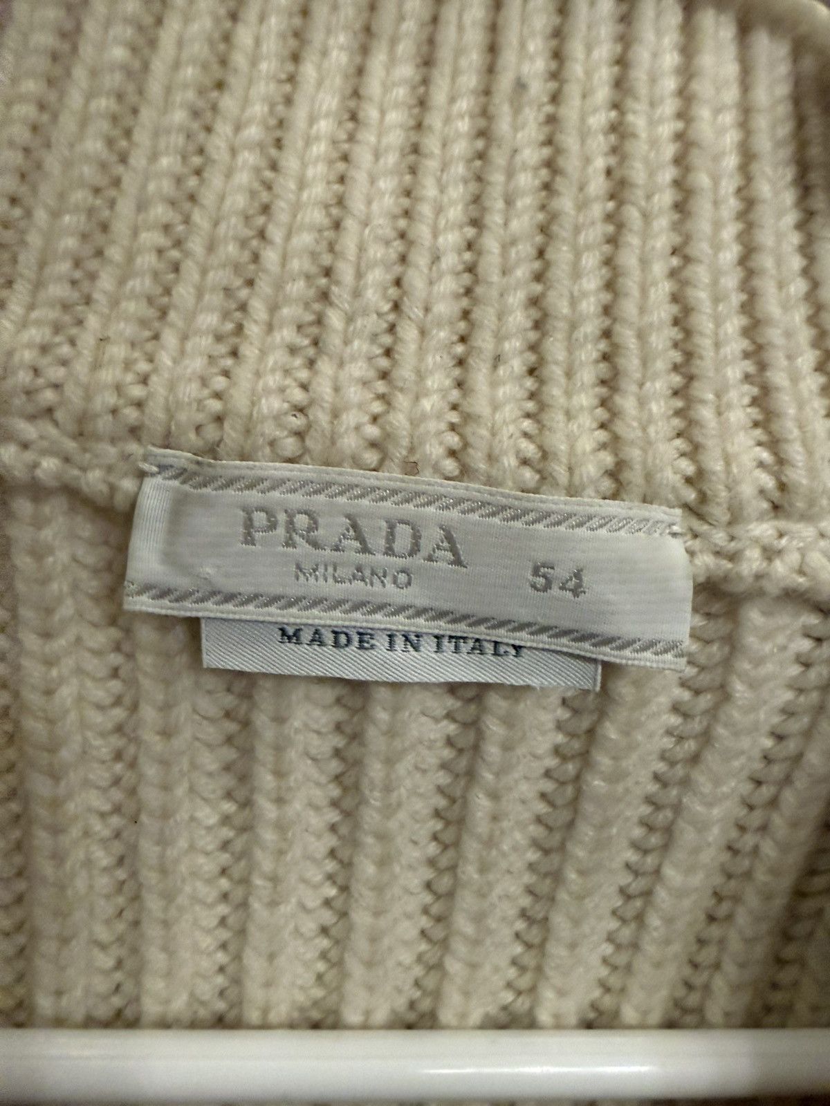 Prada Prada logo-jacquard Cashmere Zip Size US L / EU 52-54 / 3 - 3 Thumbnail