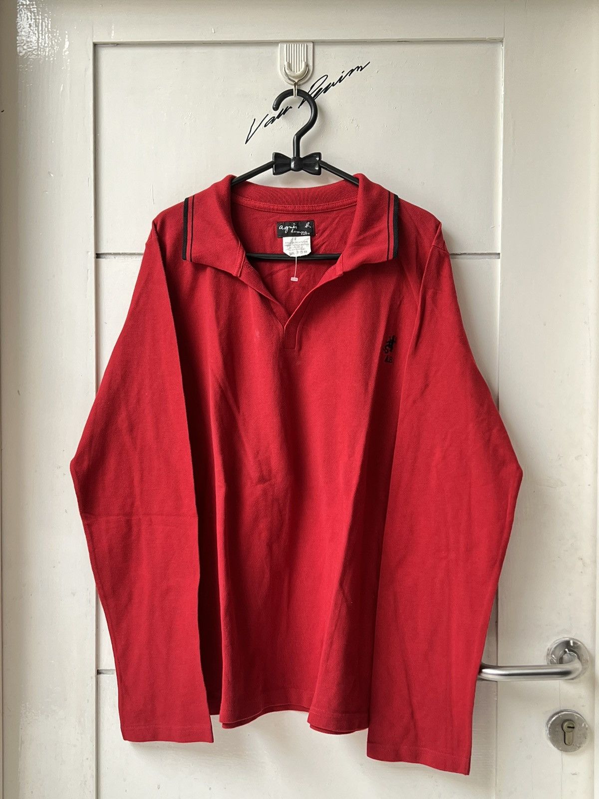 agnes b. AGNES B HOMME Red T-Shirt Size US M / EU 48-50 / 2 - 1 Thumbnail