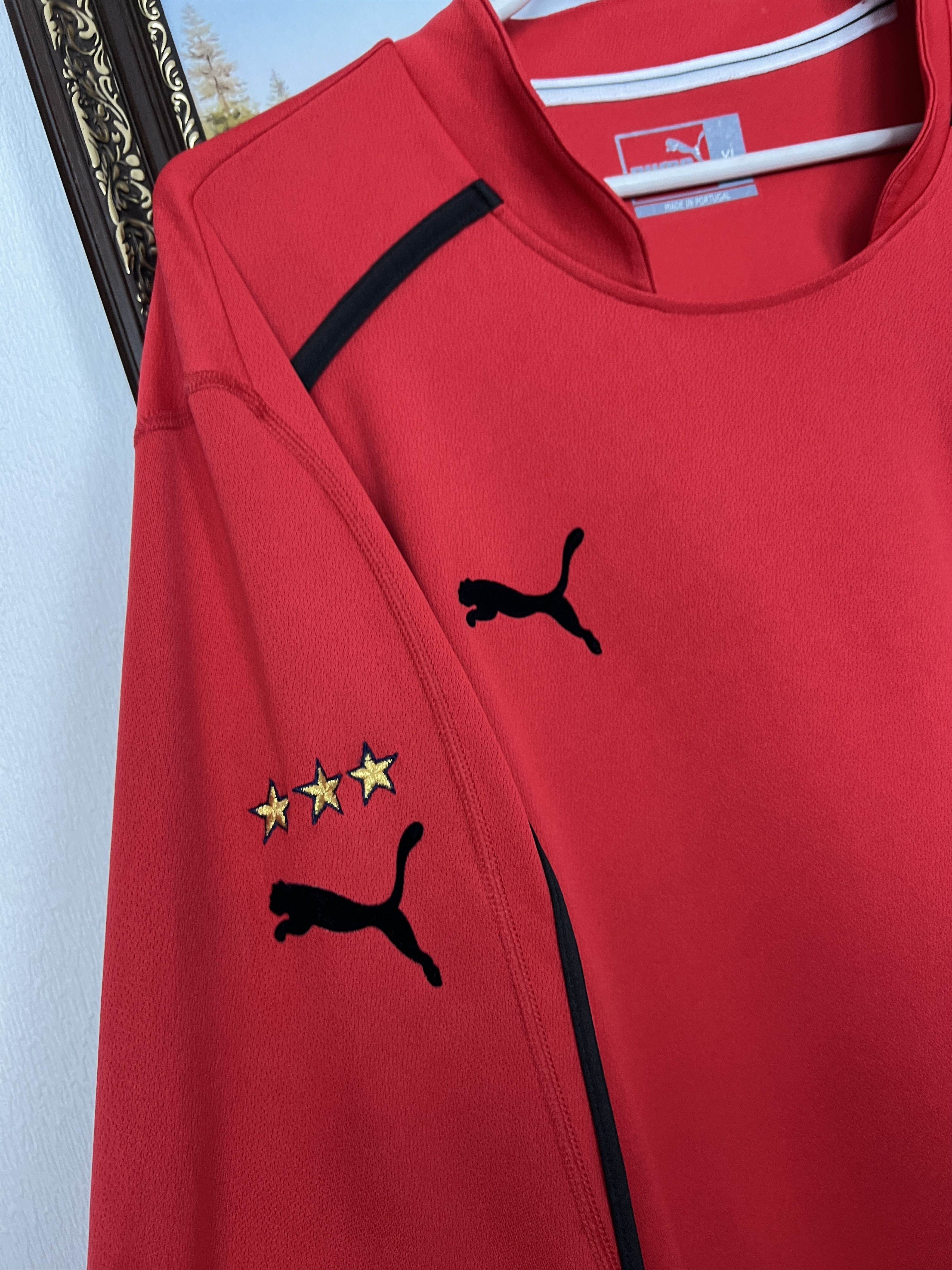 Puma Italy Goalkeeper football shirt Soccer Maglia Jersey Trikot Size US XL / EU 56 / 4 - 5 Thumbnail