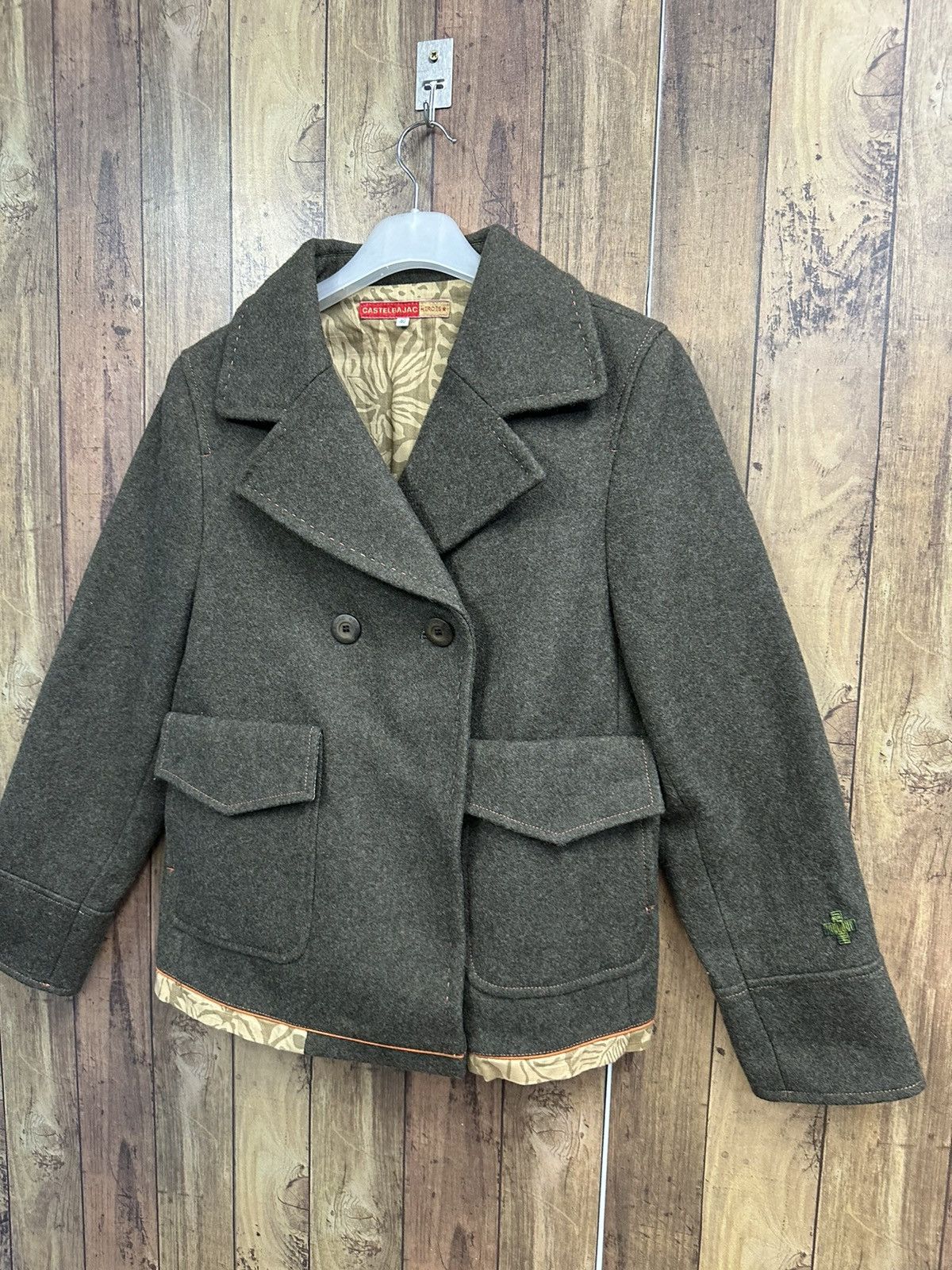 Jean Charles De Castelbajac 90s Castelbajac Wool Vintage Jacket Z26 Size 40S - 2 Thumbnail