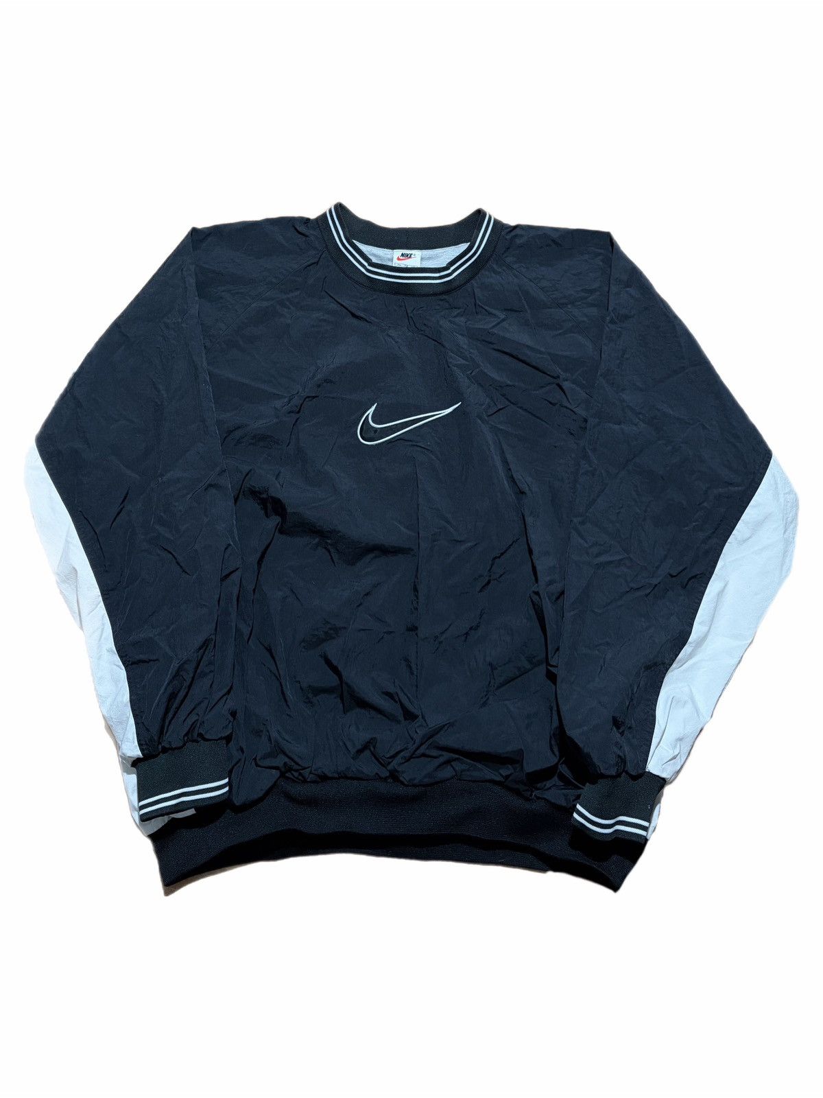 Nike Vintage Nike Windbreaker Jacket Pullover Swoosh Logo Lined Size US XL / EU 56 / 4 - 1 Thumbnail