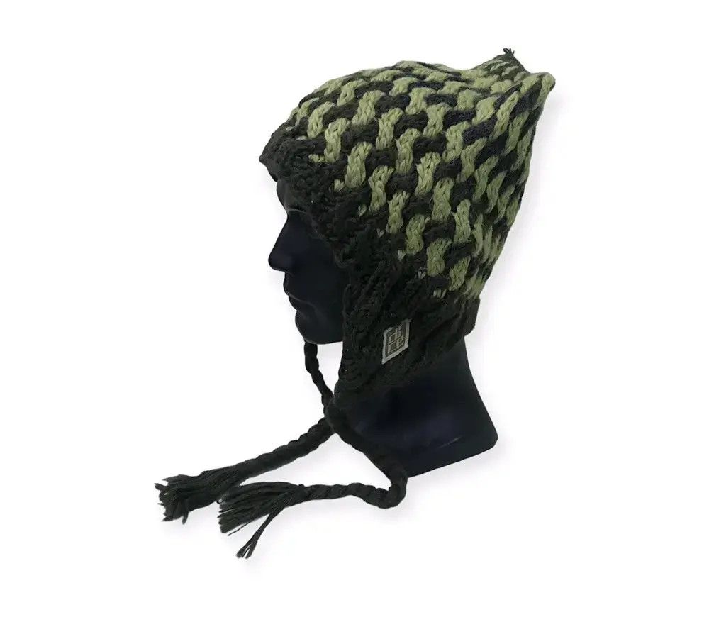 Japanese Brand Japanese Brand Dice Small Logo Earflap Beanie Hat Size ONE SIZE - 1 Thumbnail
