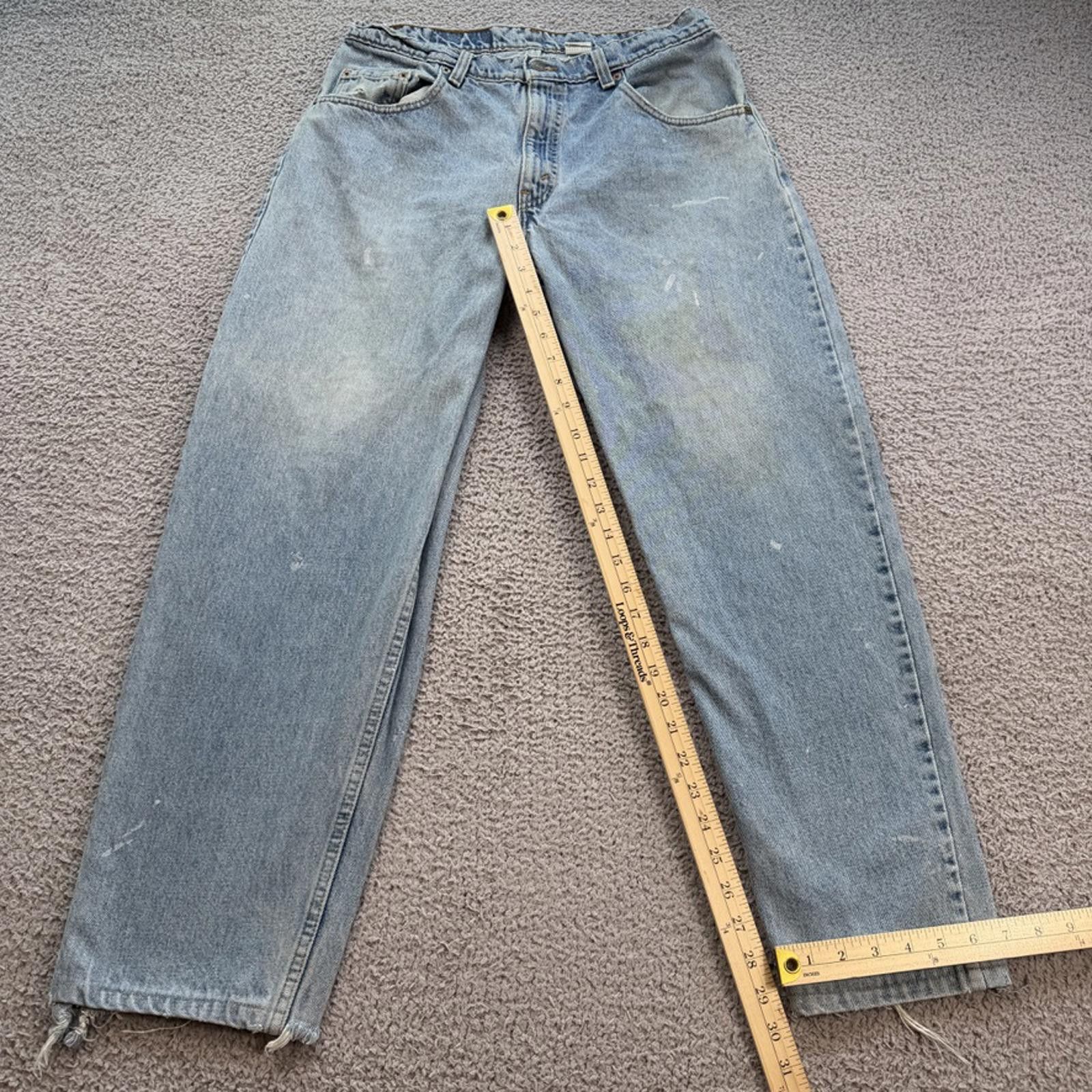 Levi's Vintage 90s Levis 560 Jeans 34x32 Loose Fit Tapered Light W Size US 34 / EU 50 - 5 Thumbnail