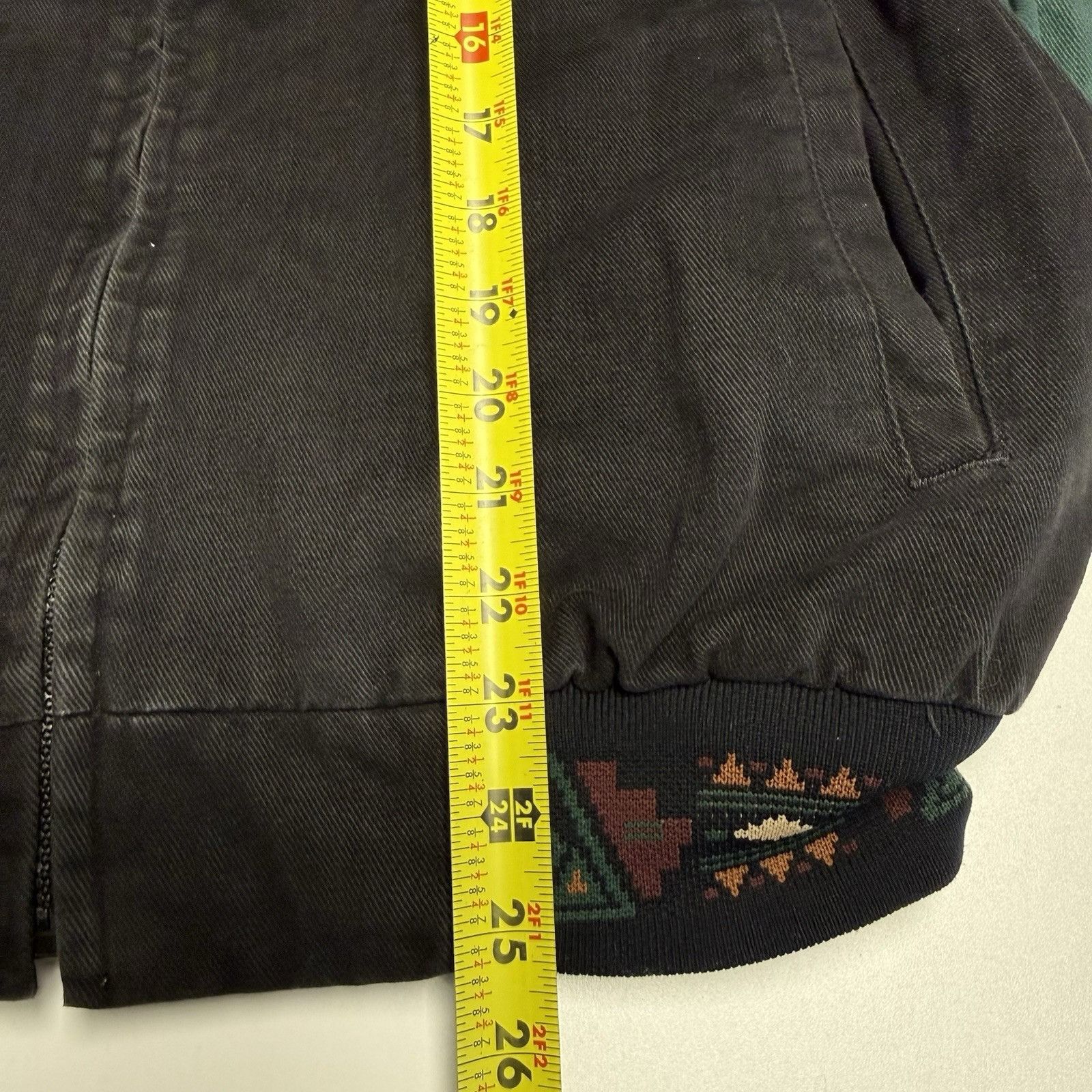 Vintage Vintage Cripple Creek Aztec Bomber Jacket Mens Large Zip Off Size US L / EU 52-54 / 3 - 11 Thumbnail