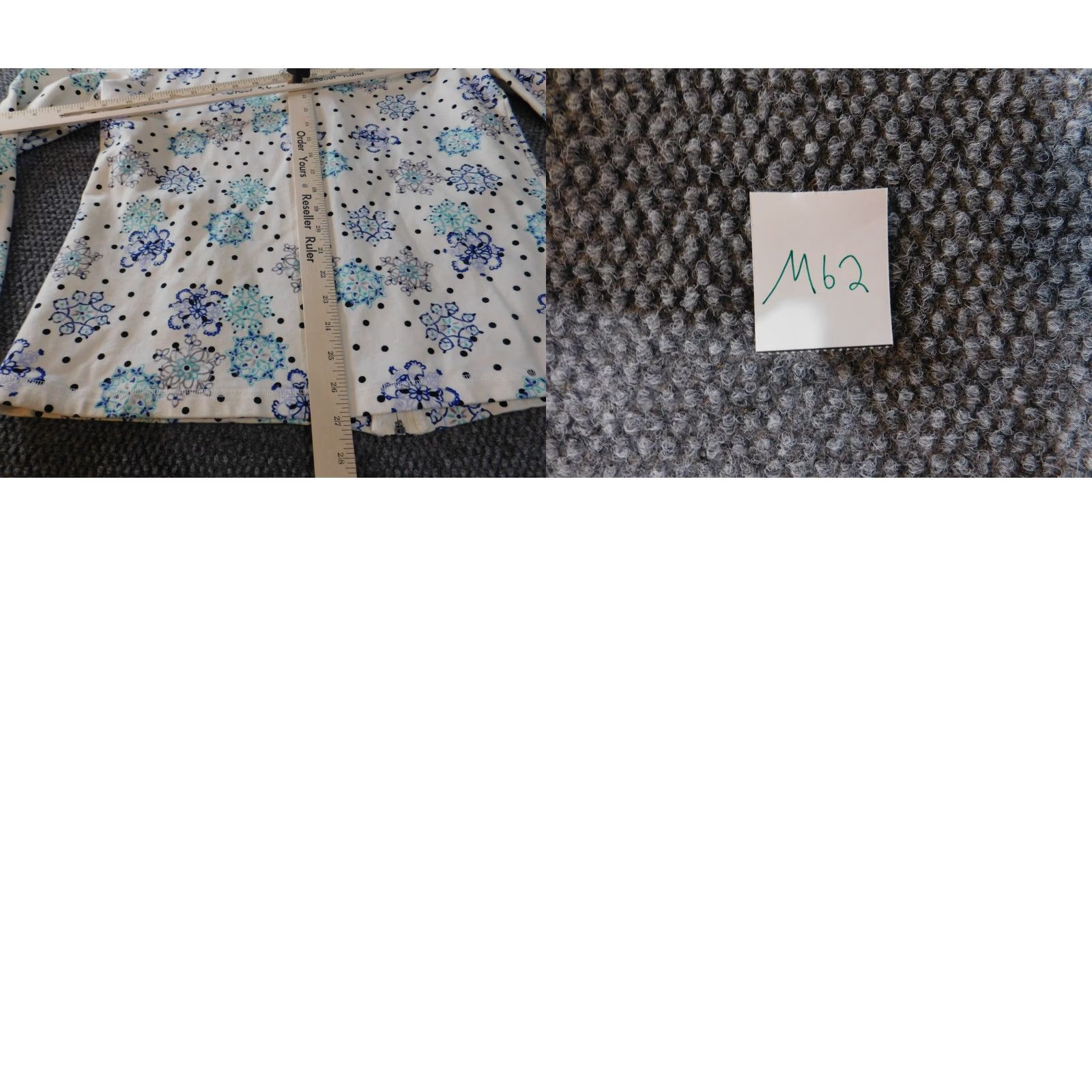 Talbots Talbots Jacket Womens Medium Blue Floral Zip Fleece Stretch Knit Mid-Length Long Sleeve Cotton Shell Embroidered Handcrafted? No Size L / US 10 / IT 46 - 9 Thumbnail