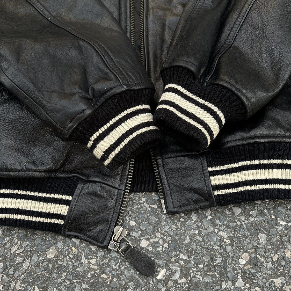 Avirex × Vintage Avirex Signature Leather Varsity Jacket Size US XS / EU 42 / 0 - 8 Thumbnail