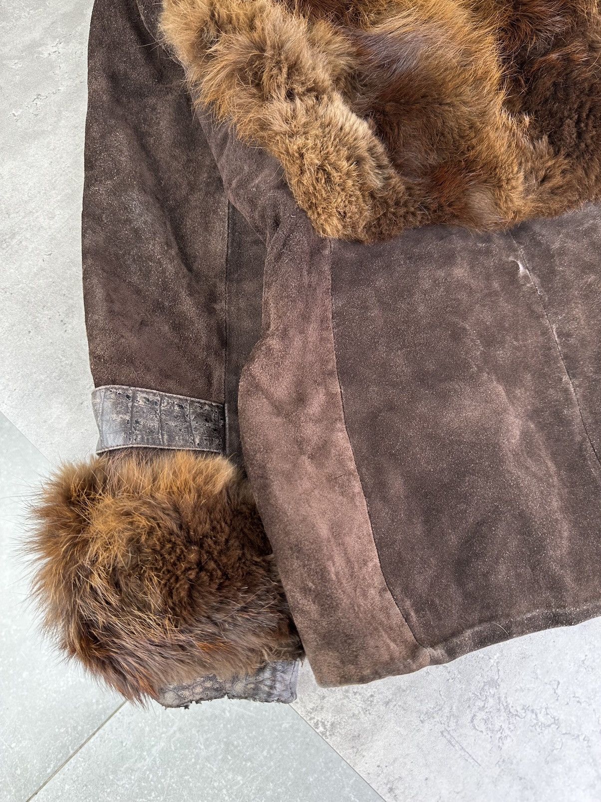 Japanese Brand Vintage Sheepskin With Real Fur Size L / US 10 / IT 46 - 18 Thumbnail