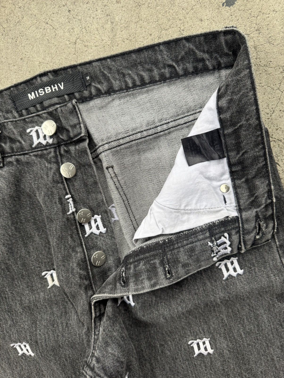 Misbhv MISBHV embroidery logo jeans Size US 30 / EU 46 - 10 Thumbnail