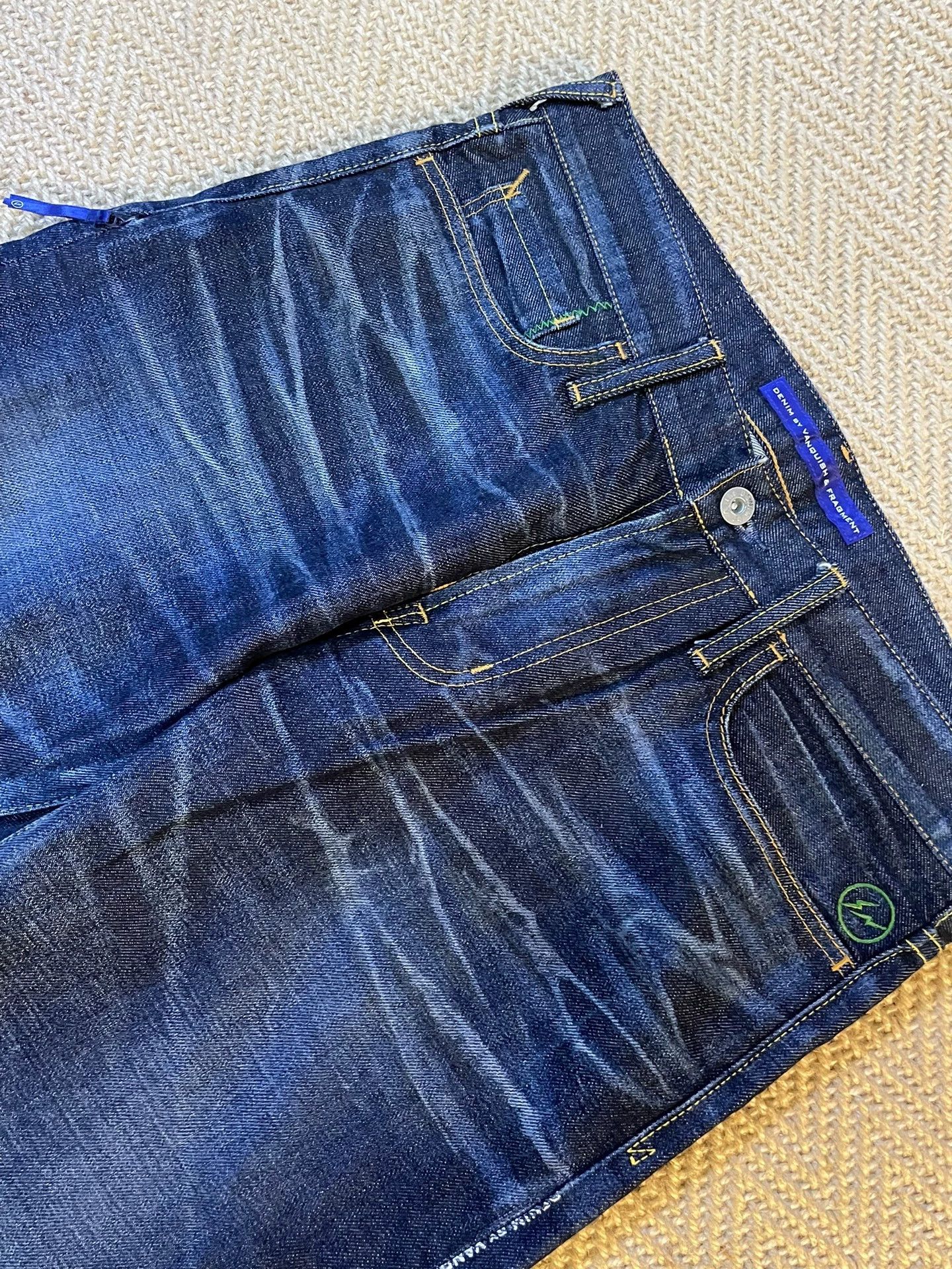 Vanquish VANQUISH x FRAG YF Flash Vio Wash Loose Jeans Bolt Size US 34 / EU 50 - 3 Thumbnail