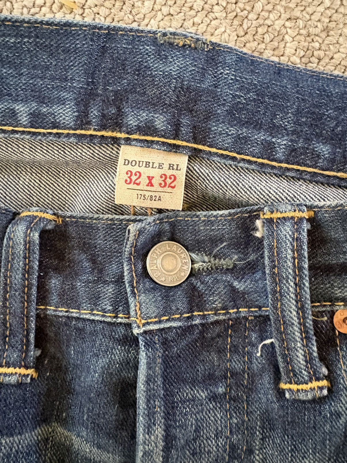 RRL Ralph Lauren Slim boot cut selvedge jeans Size US 32 / EU 48 - 7 Thumbnail