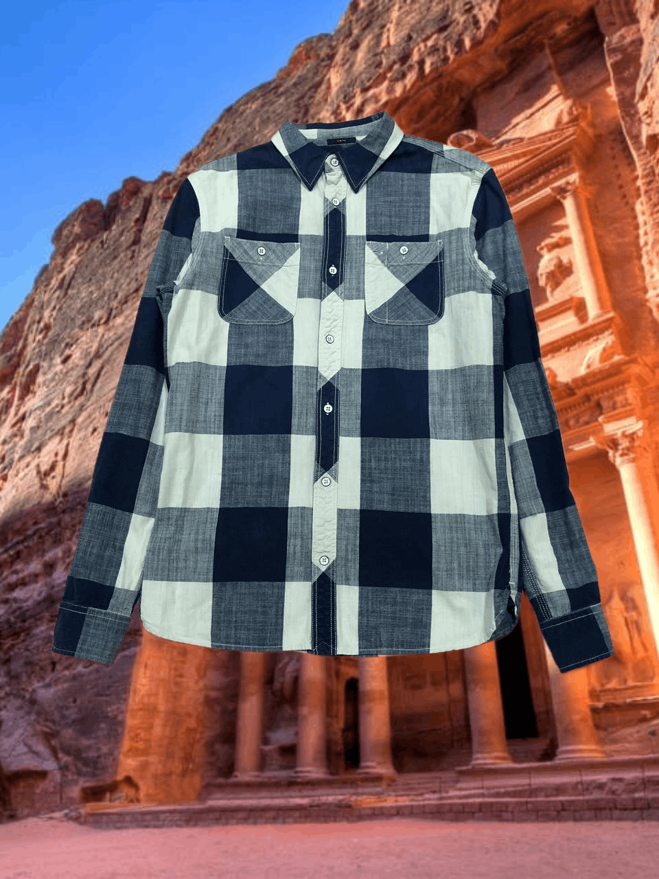 Allsaints Vintage cell print shirt Allsaints slim fit Y2K streetwear Size US XS / EU 42 / 0 - 1 Thumbnail