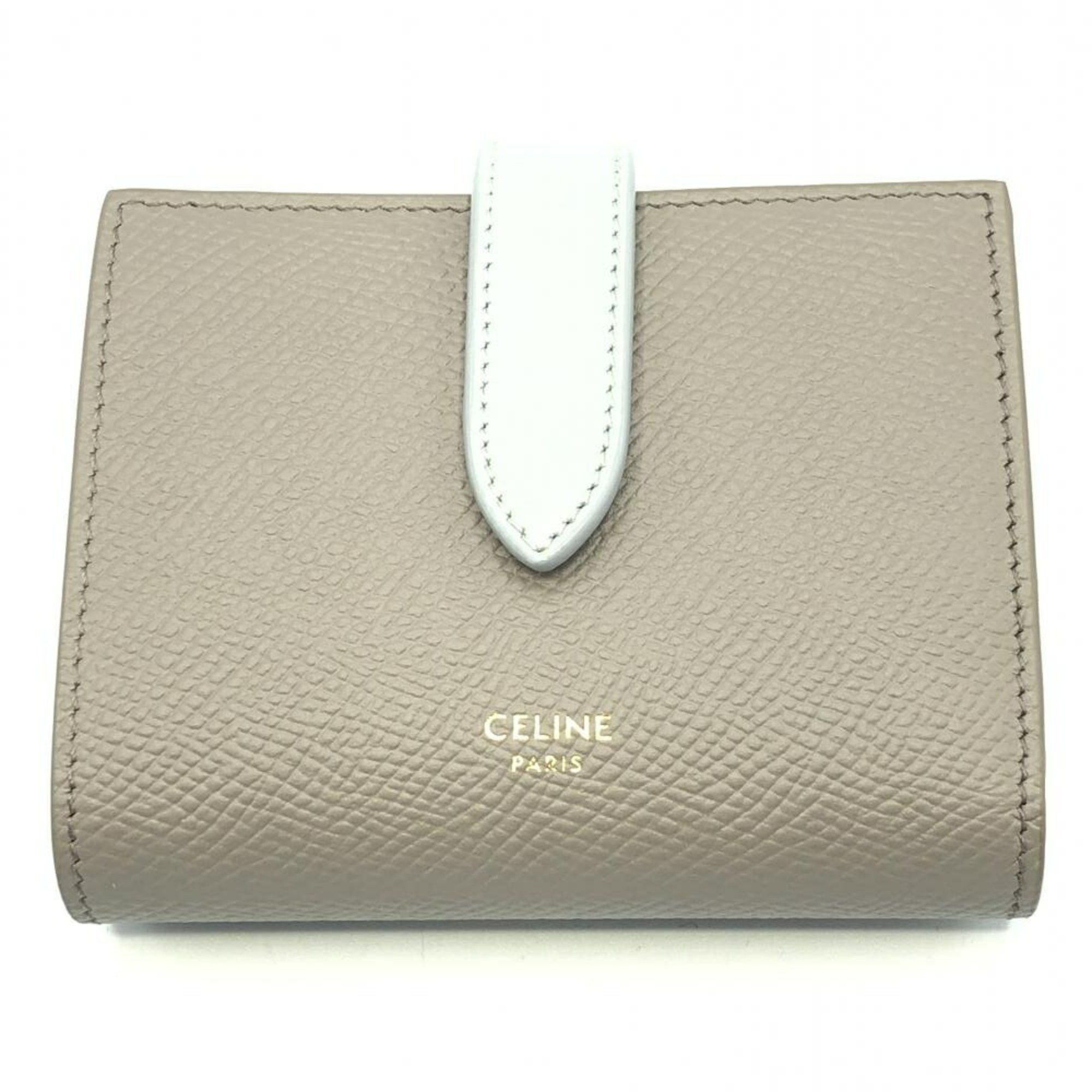 image of Celine Small Strap Wallet 10H263Bru, Women's