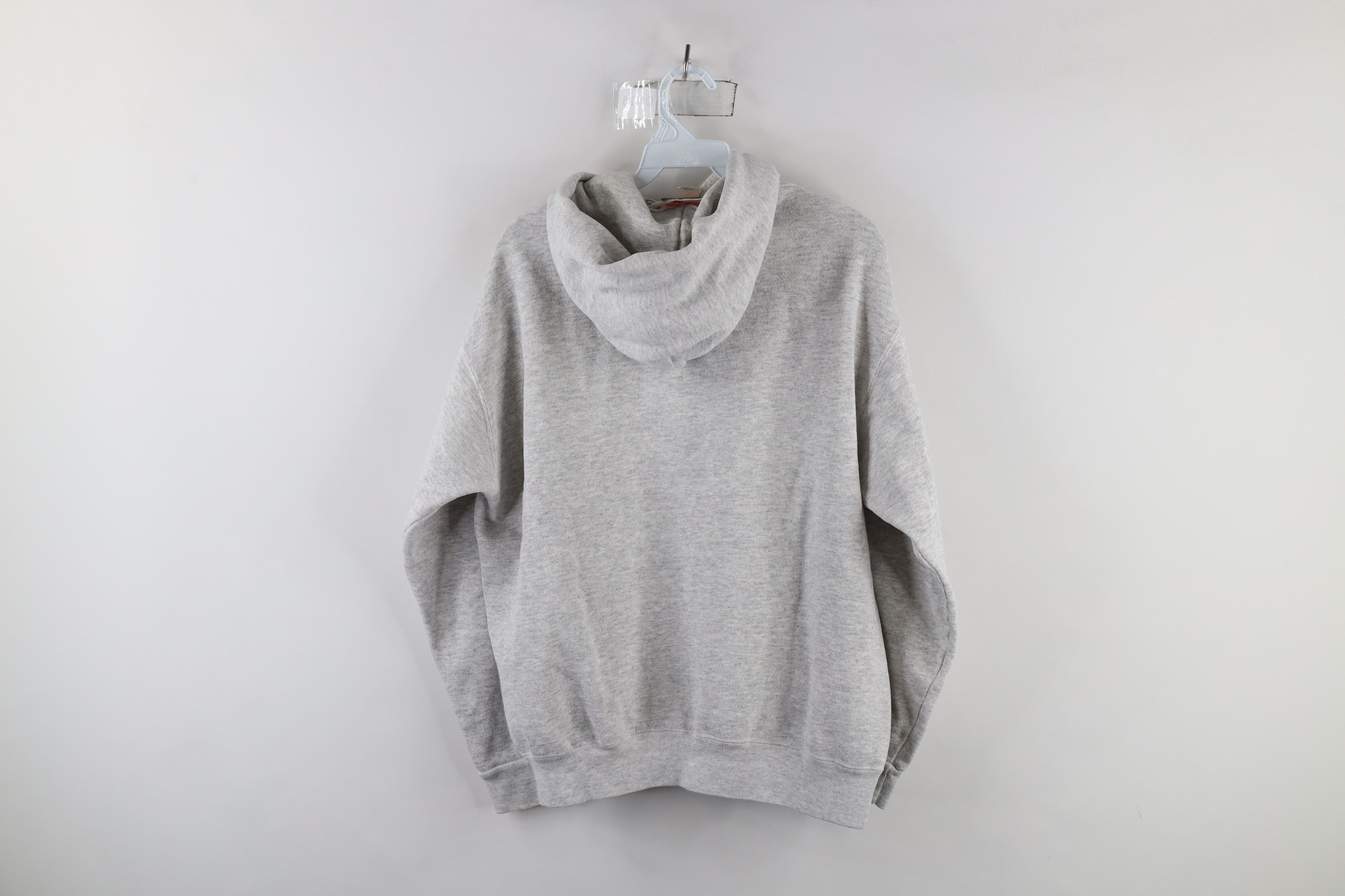Vintage Vintage 80s 90s Streetwear Triblend Hoodie Heather Gray USA Size US L / EU 52-54 / 3 - 14 Thumbnail