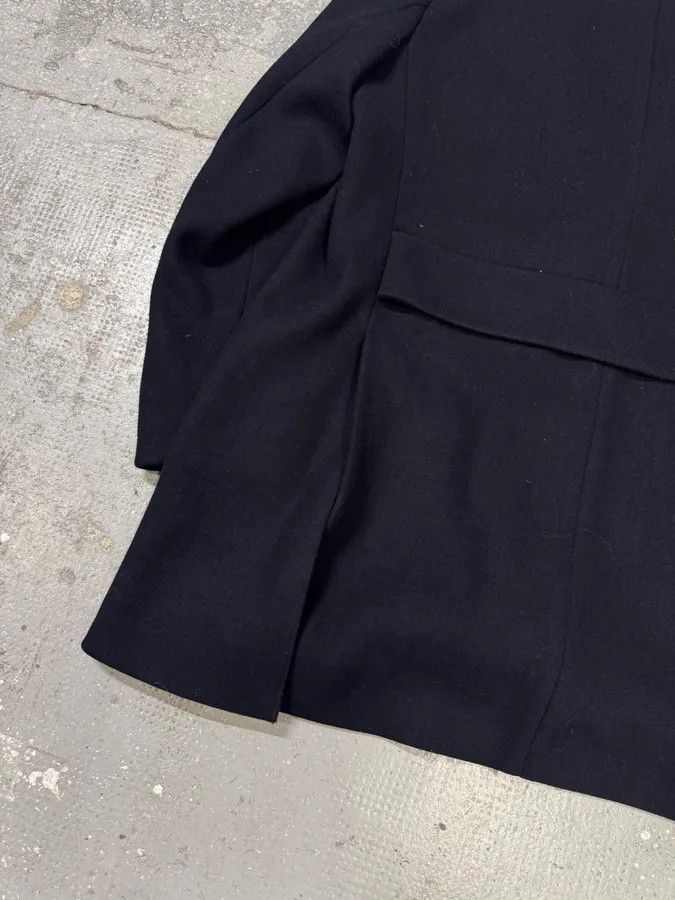 Emporio Armani AW2017 Emporio Armani Double Layer Black Wool Jacket Size US L / EU 52-54 / 3 - 6 Thumbnail