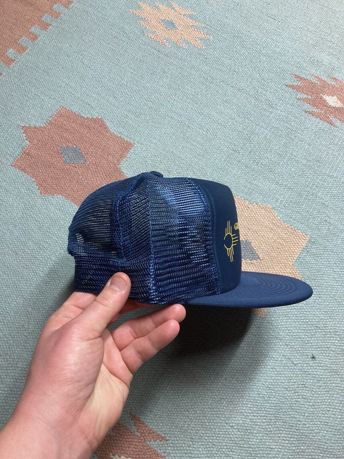 Vintage VTG trucker hat great southwestern construction SnapBack Size ONE SIZE - 7 Thumbnail
