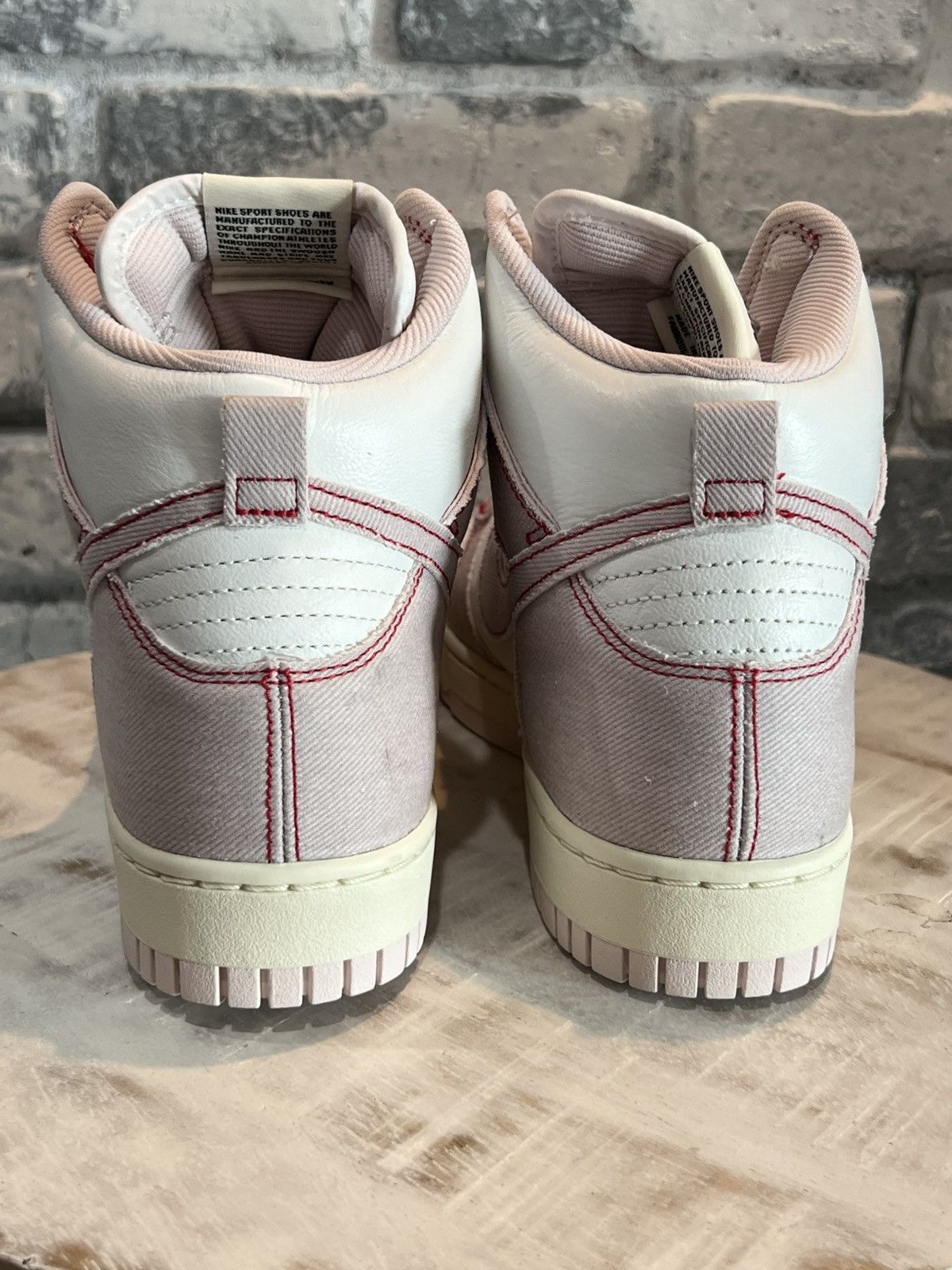 Nike Nike Dunk High Barely Rose Size 8.5m 10w DQ8799-100 Size US 8.5 / EU 41-42 - 4 Thumbnail