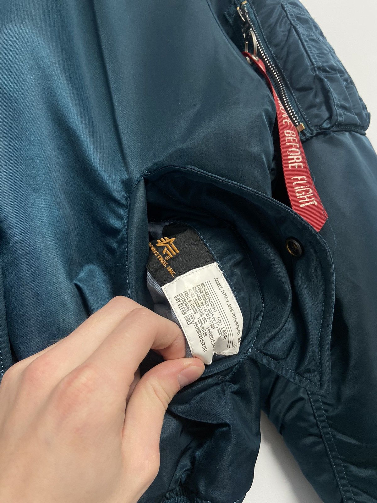 Alpha Industries Alpha Industries Vintage Bomber Jacket MA-1 Size US L / EU 52-54 / 3 - 14 Thumbnail