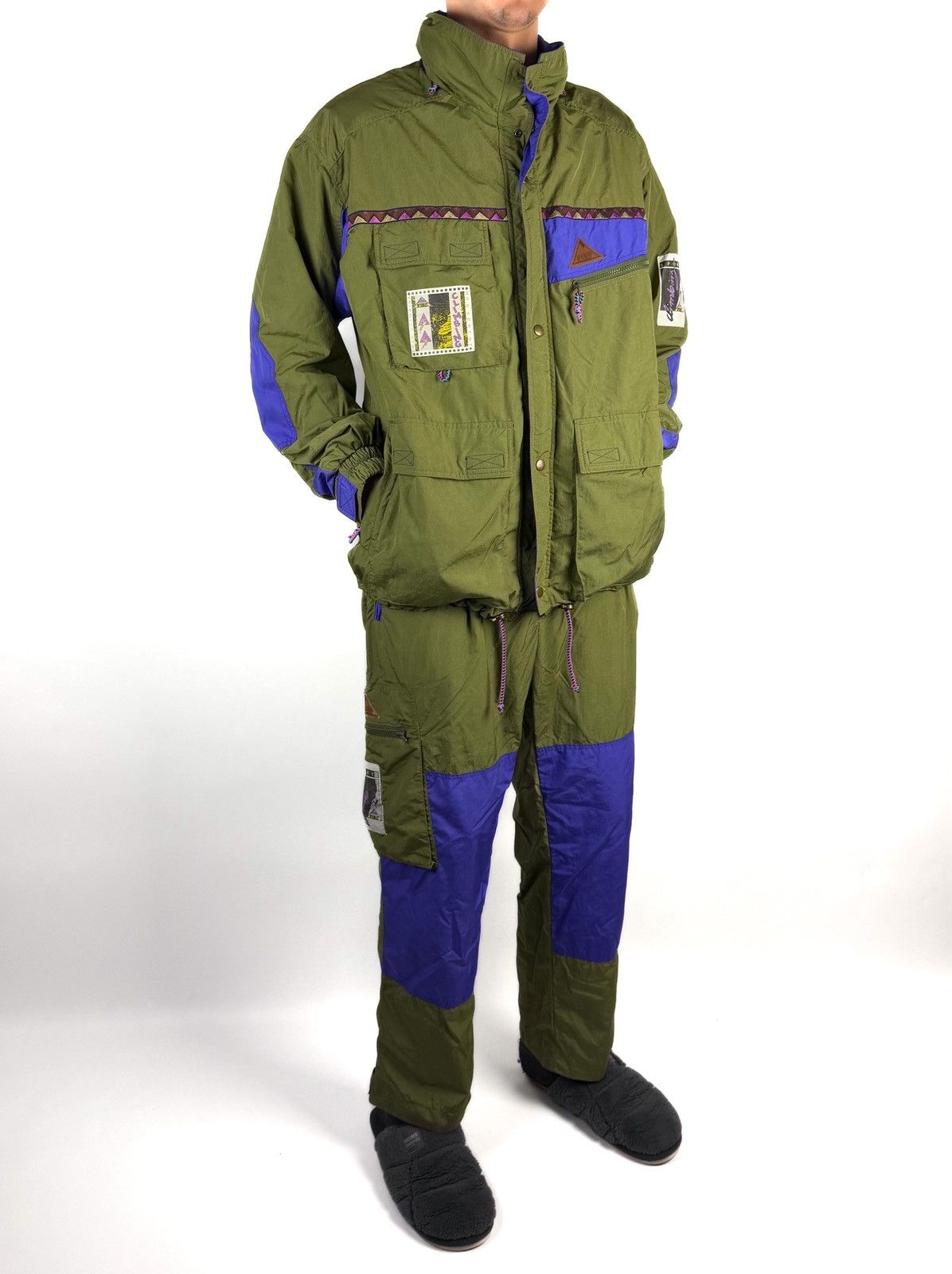 Patagonia McKinley Vintage Nylon Tracksuit Set Jacket & Pants Outdoor Size US L / EU 52-54 / 3 - 2 Thumbnail