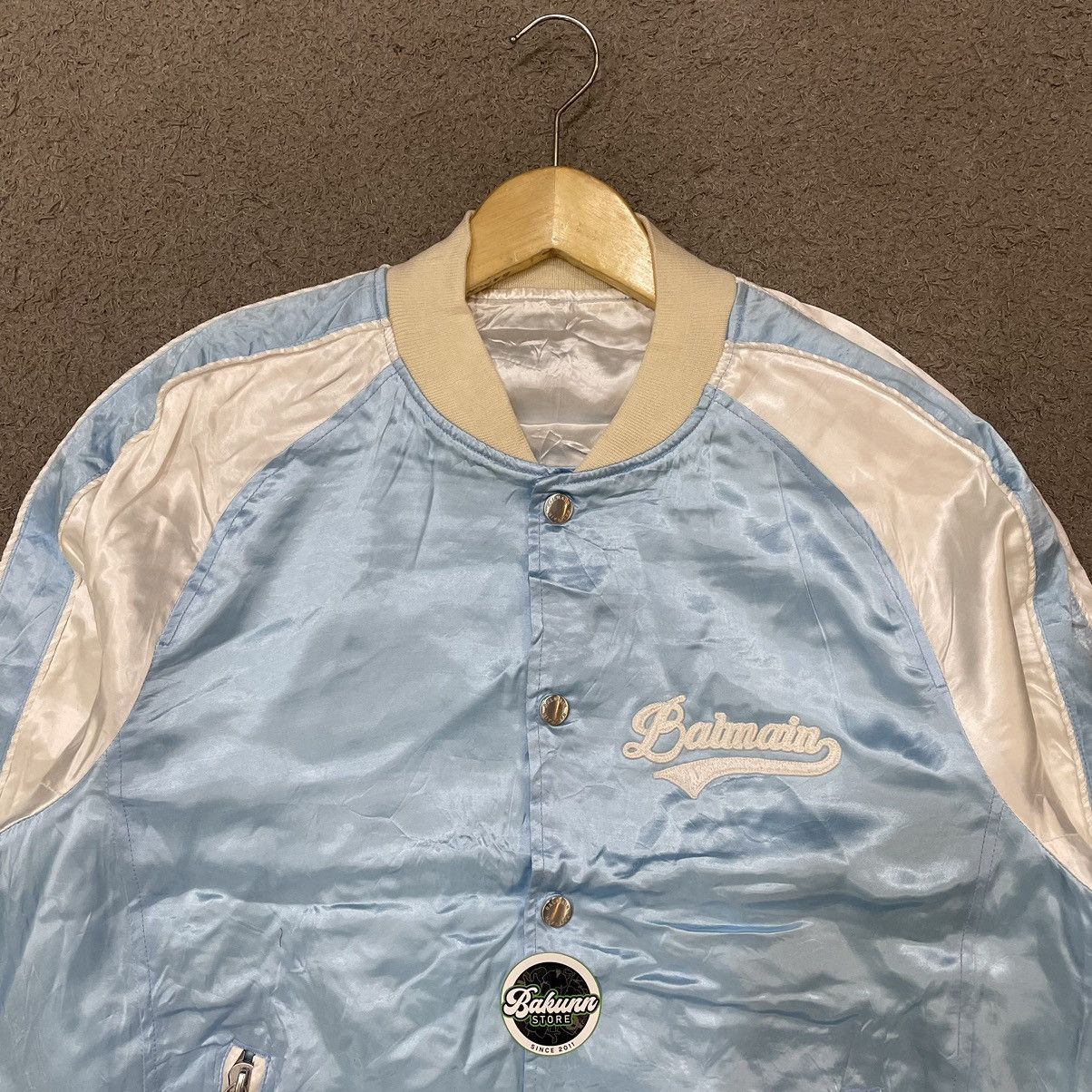 Balmain Jacket Sukajan Varsity Balmain Paris Size US M / EU 48-50 / 2 - 3 Thumbnail