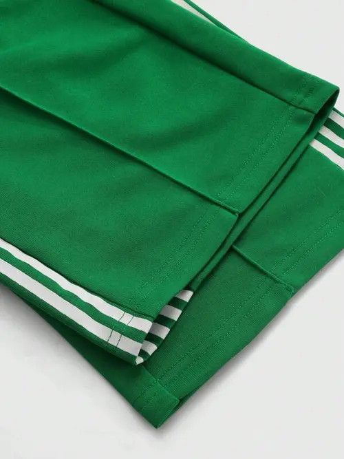 Japanese Brand Yoshimi x Kawa Green Stripe loose fit sweatpants baggy Size US 34 / EU 50 - 5 Thumbnail
