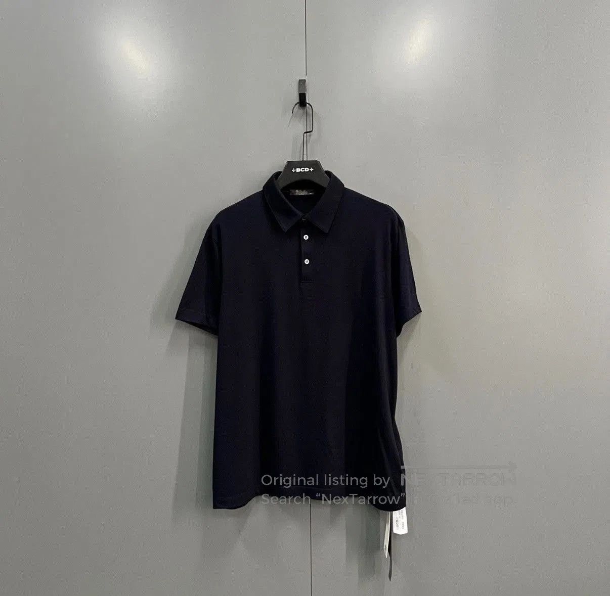 Loro Piana Black Short Sleeve Polo Shirt. Size US XXL / EU 58 / 5 - 1 Thumbnail