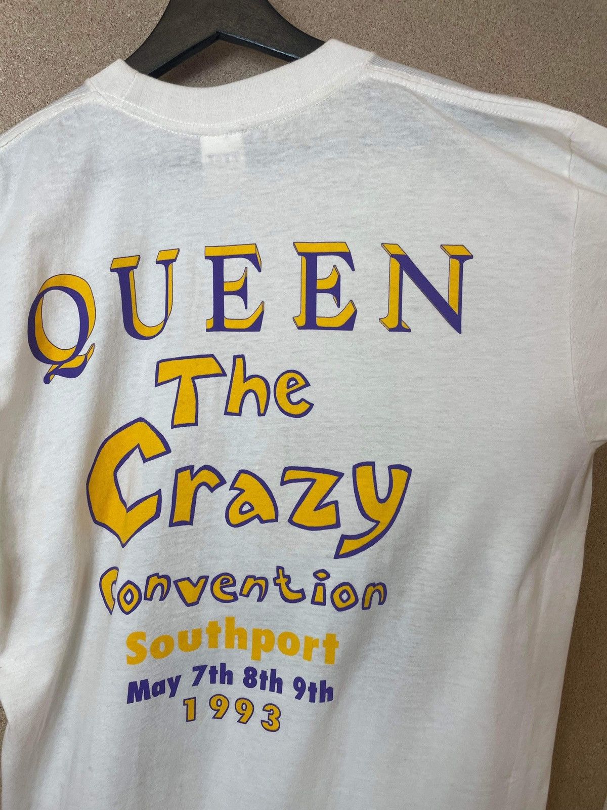 Band Tees × Vintage Vintage Queen The Crazy Convention 1992 Tee - L Size US L / EU 52-54 / 3 - 5 Thumbnail