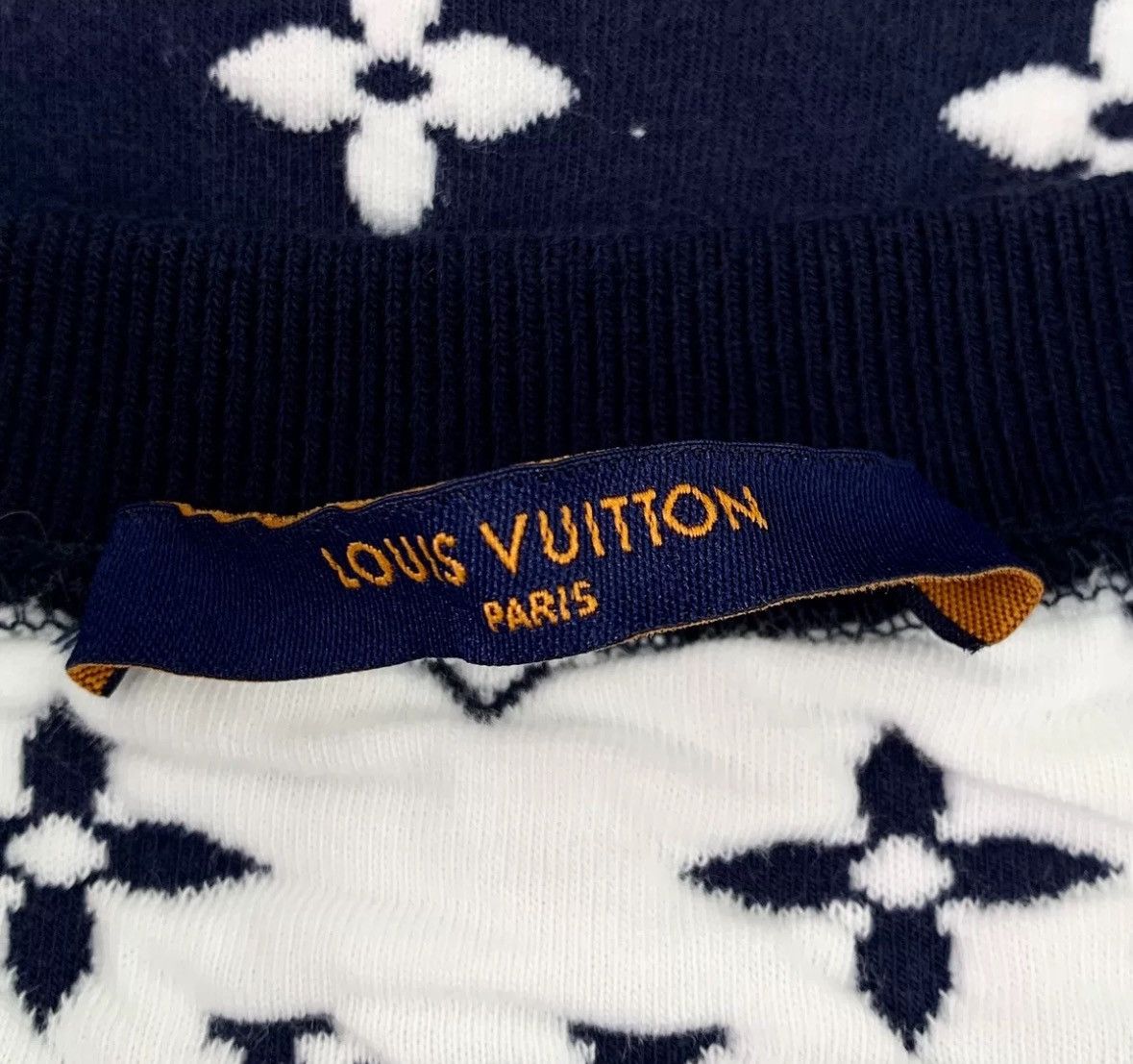 Louis Vuitton Louis Vuitton Lv's navy blue round neck long sweatshirt Size US L / EU 52-54 / 3 - 5 Thumbnail