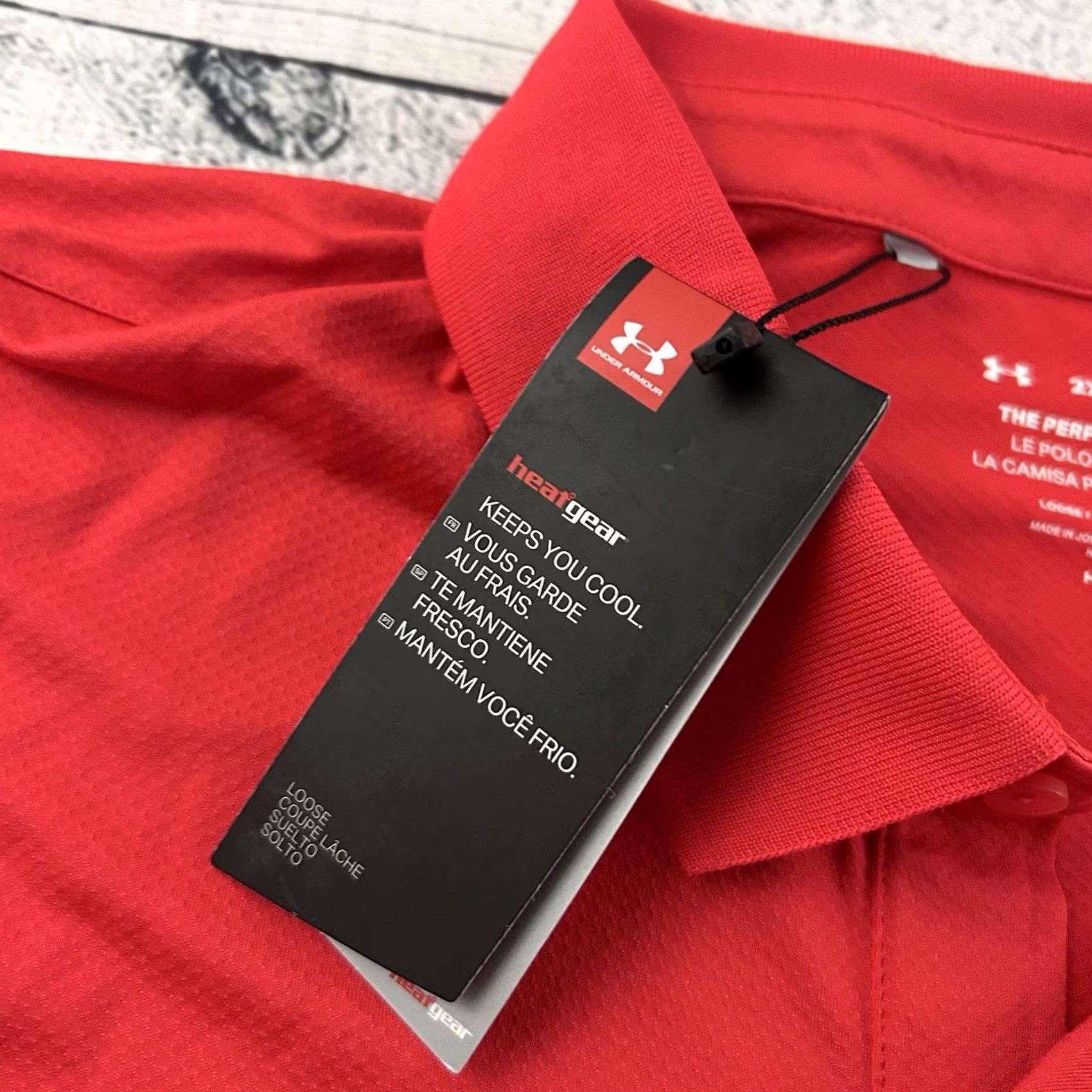 Under Armour Under Armour Performance Polo Short Sleeve Button Front Shirt Men's 2XL Red Size US XXL / EU 58 / 5 - 3 Thumbnail