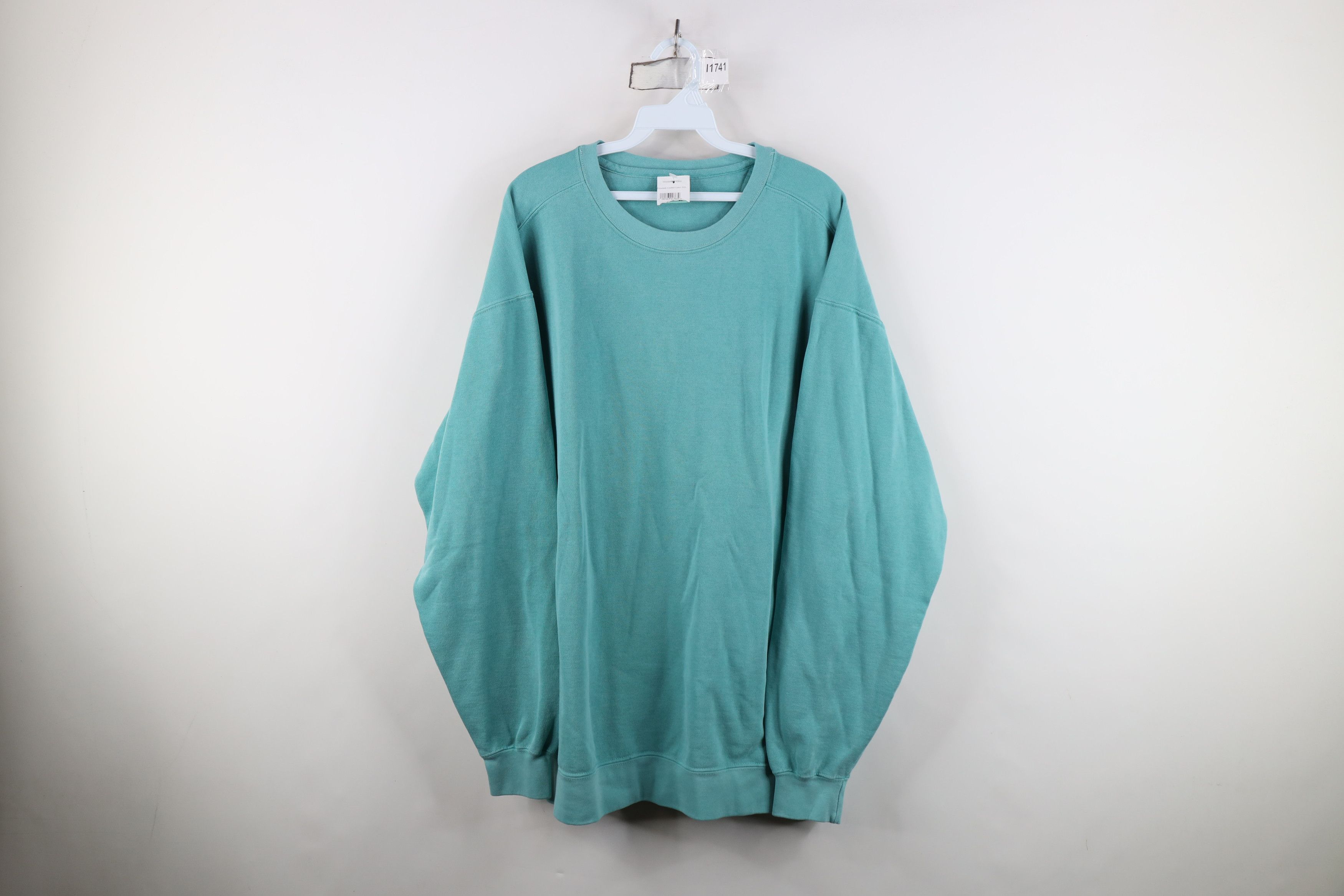 Vintage Deadstock Vintage 90s Y2K Streetwear Stonewash Sweatshirt Size US XL / EU 56 / 4 - 1 Thumbnail