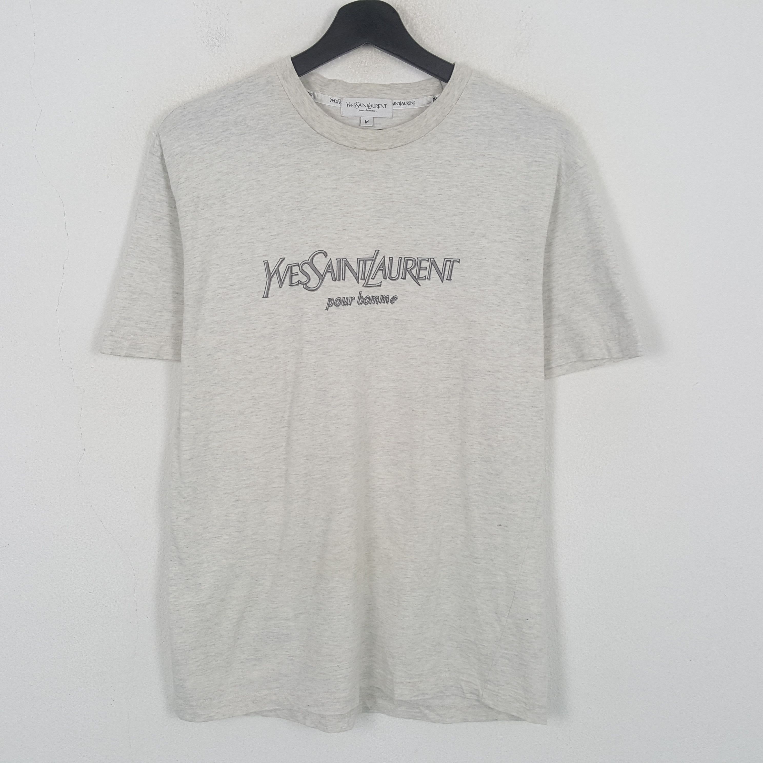 Yves Saint Laurent Fashion Brand Spellout Tshirt C294N36