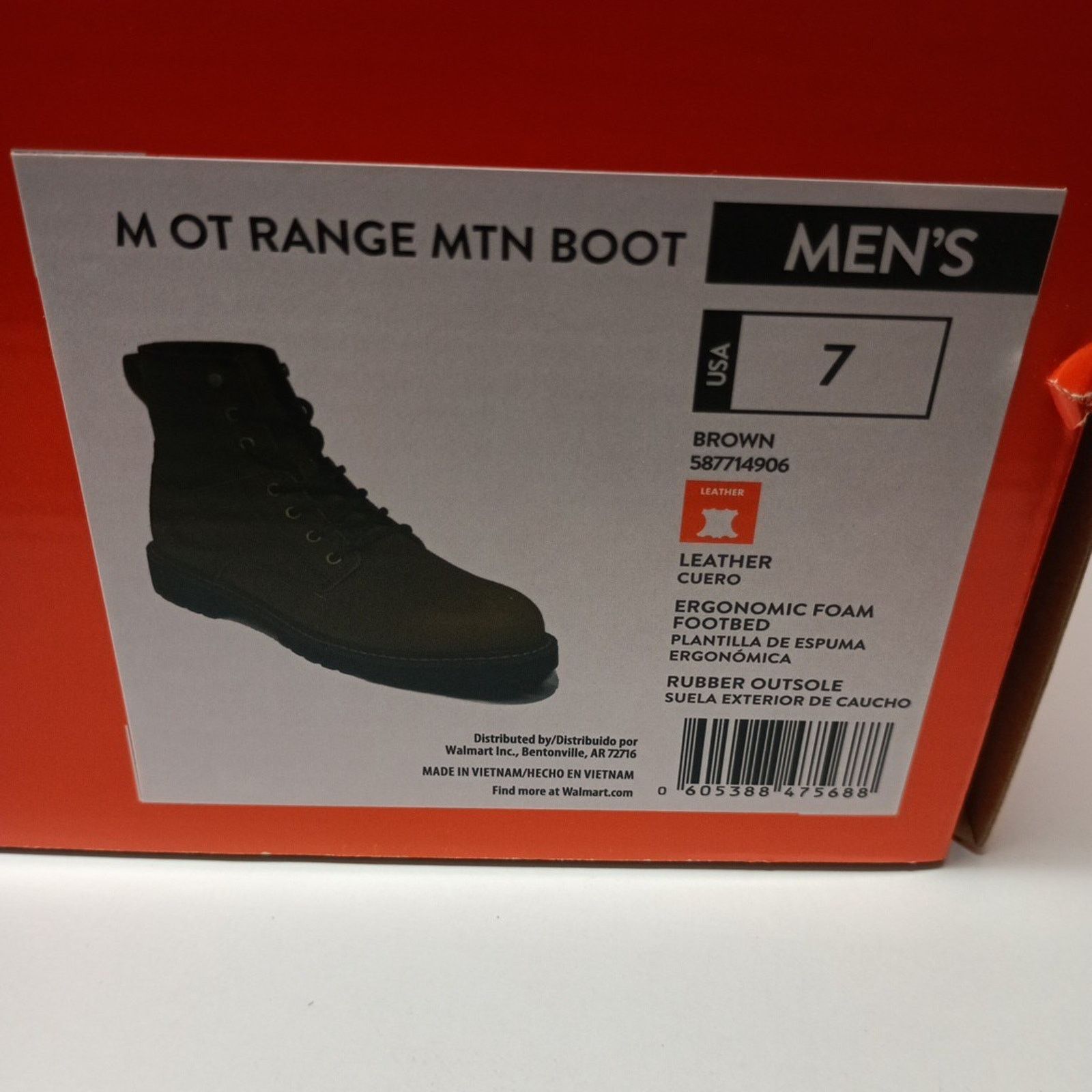 Other Ozark Trail Men's Range Mountain Hiking Boots Size 7 Brown Size US 7 / EU 40 - 9 Thumbnail
