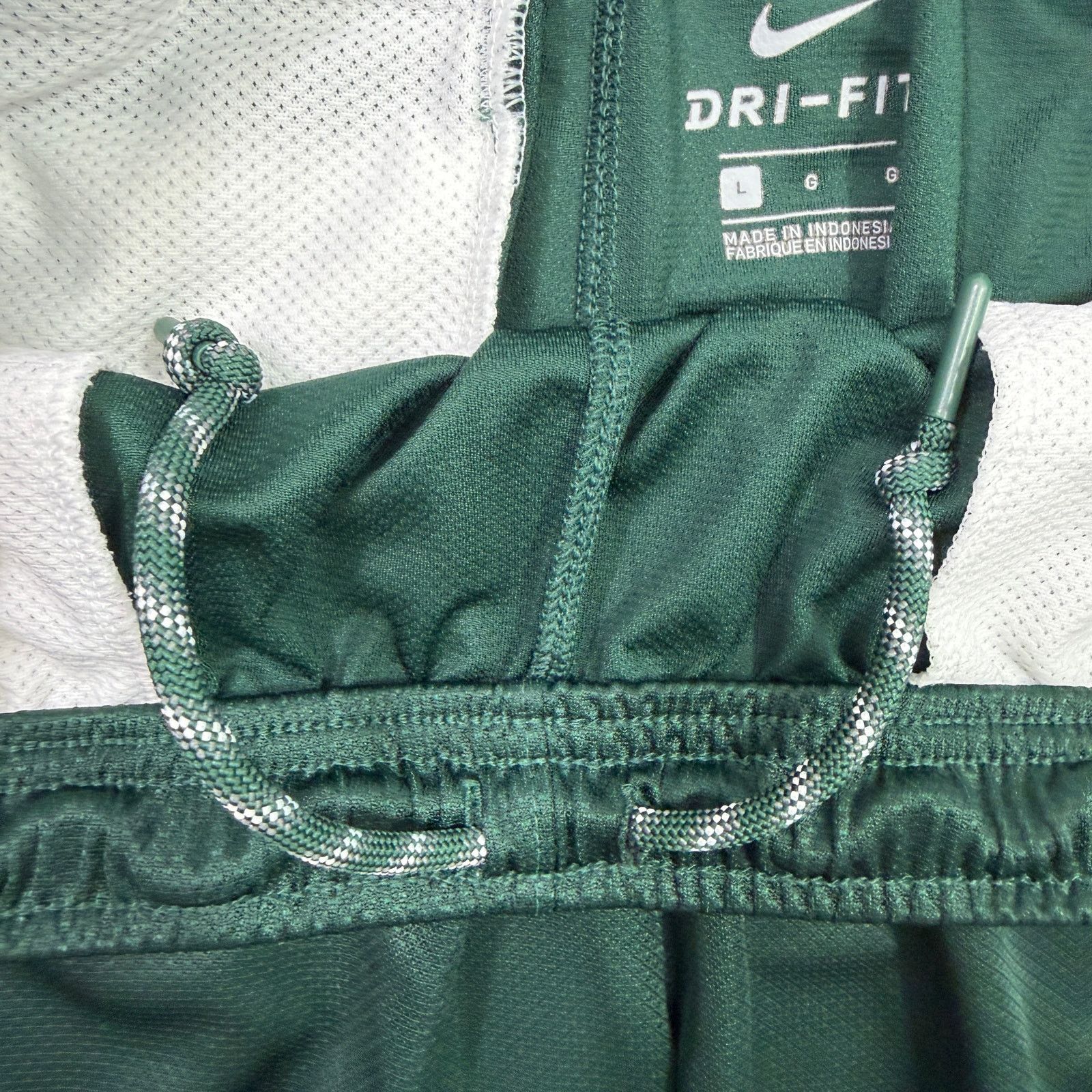 Nike Nike Michigan State Spartans Shorts Men's Large Green Size US 32 / EU 48 - 6 Thumbnail