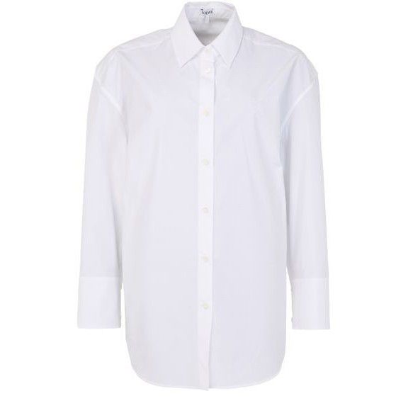 LOEWE Cape White Cotton Shirt New & Authentic (Women's size: