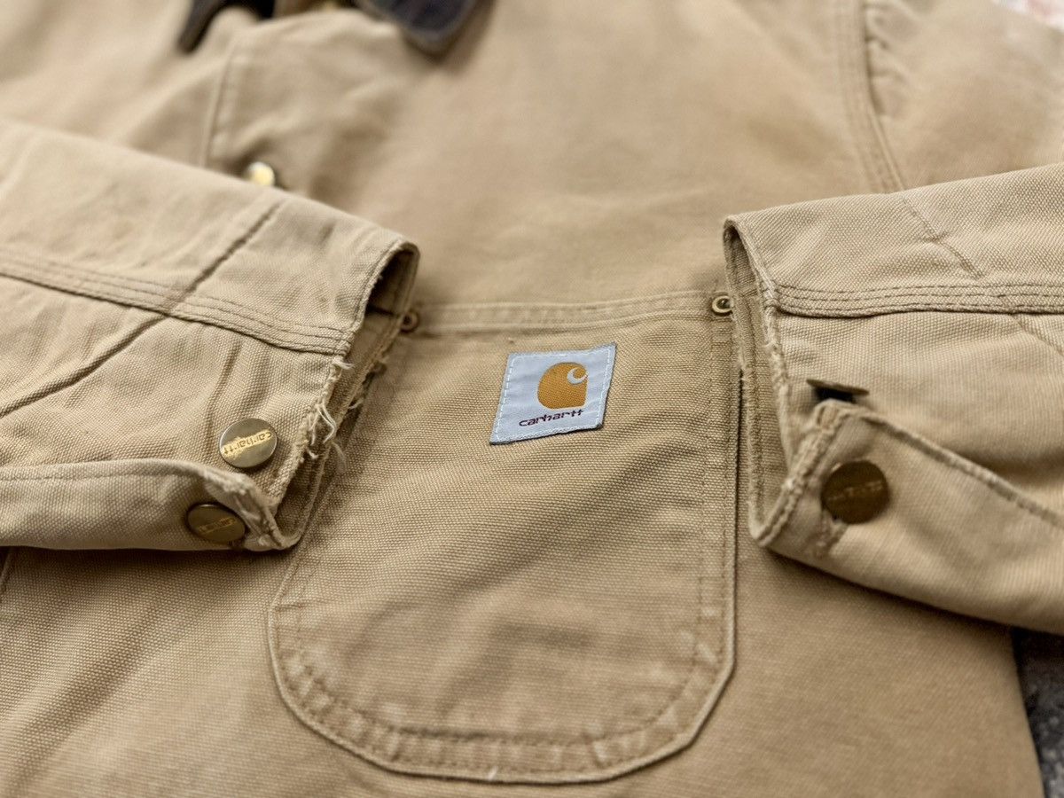 Carhartt [Carhartt] 90s Vintage Chore Coat 6LC / C01 Faded Brown Size US XXL / EU 58 / 5 - 2 Thumbnail